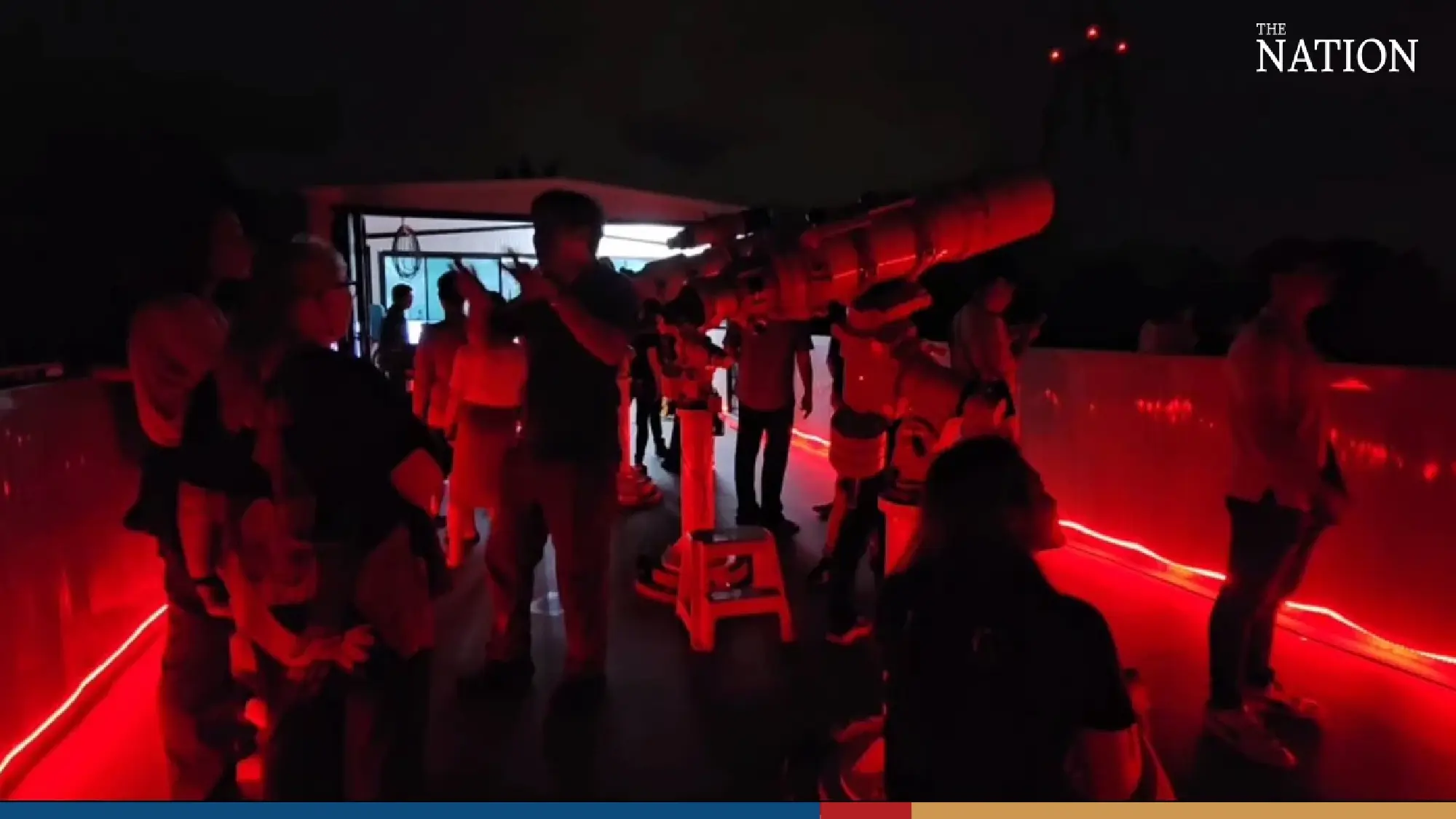 Blue moon enthralls spectators in Northern Thailand