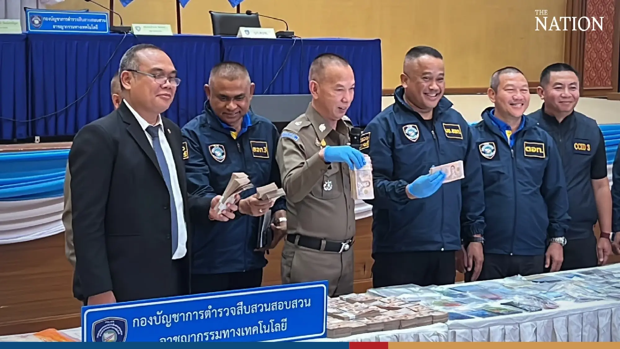 Assets worth over THB1.5 billion seized in police crackdown on scammer gangs