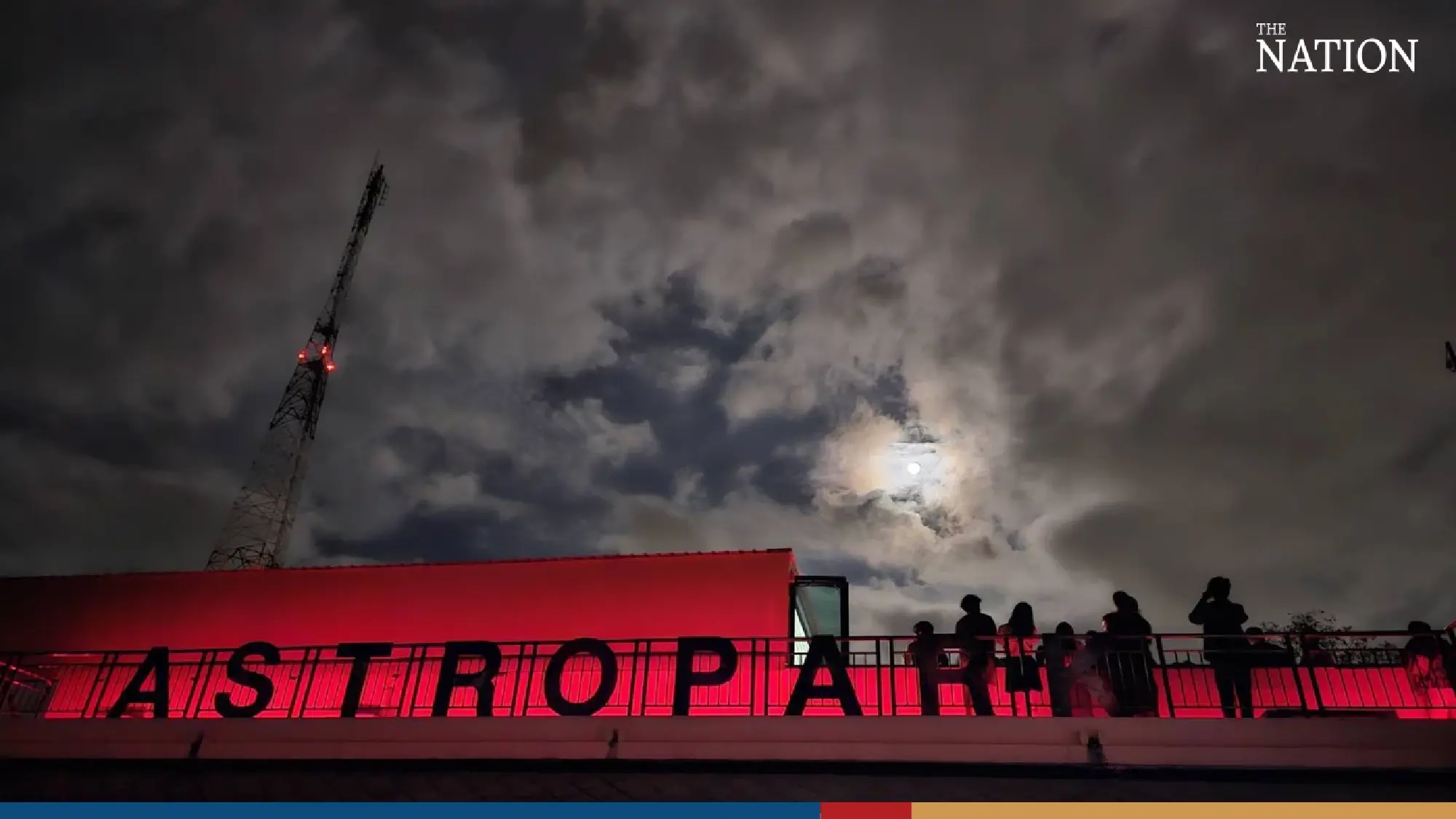 Blue moon enthralls spectators in Northern Thailand