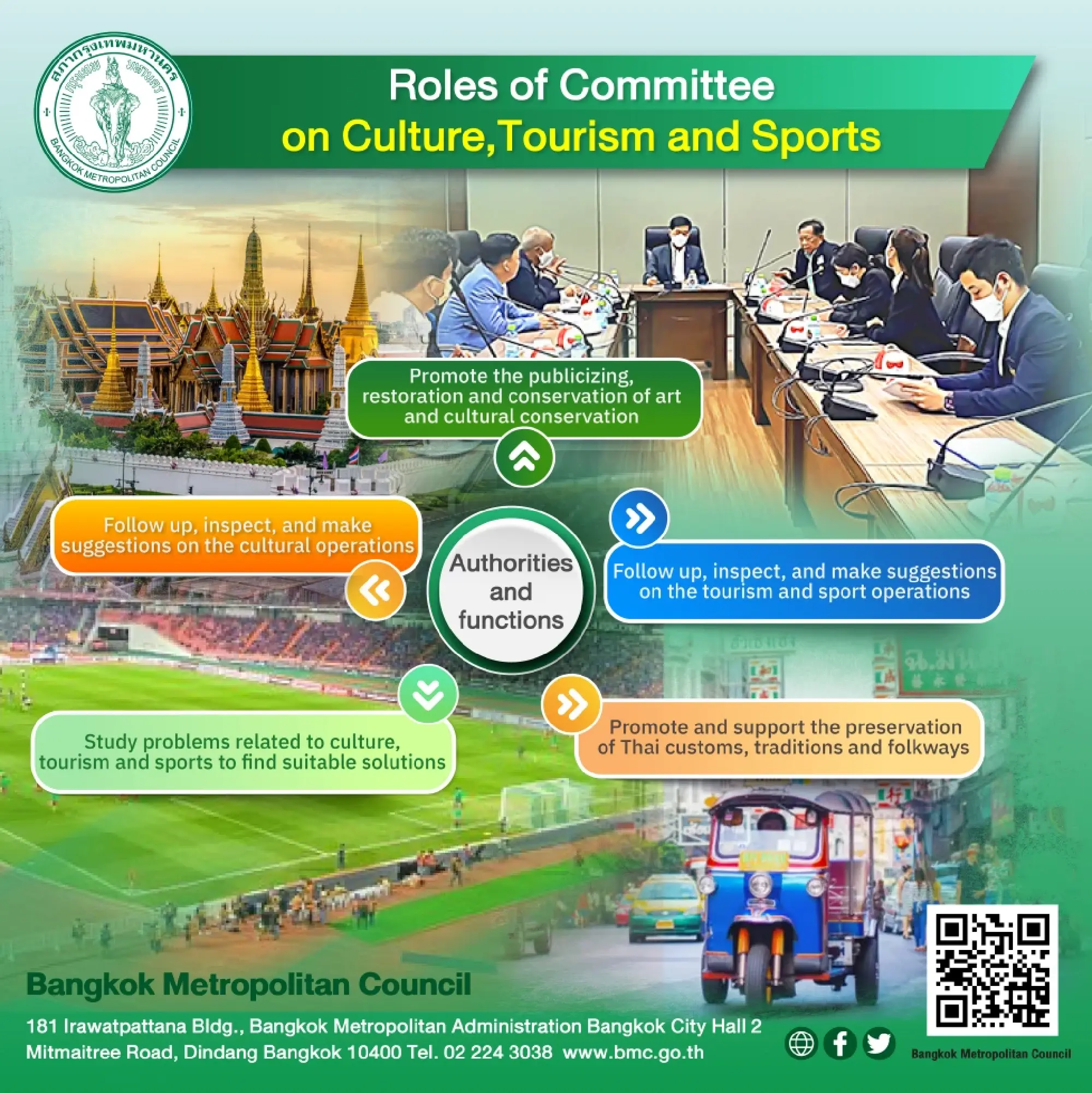 Roles of Bangkok Metropolitan Council's Committee on Culture, Tourism and Sports (Sep 14, 2023)