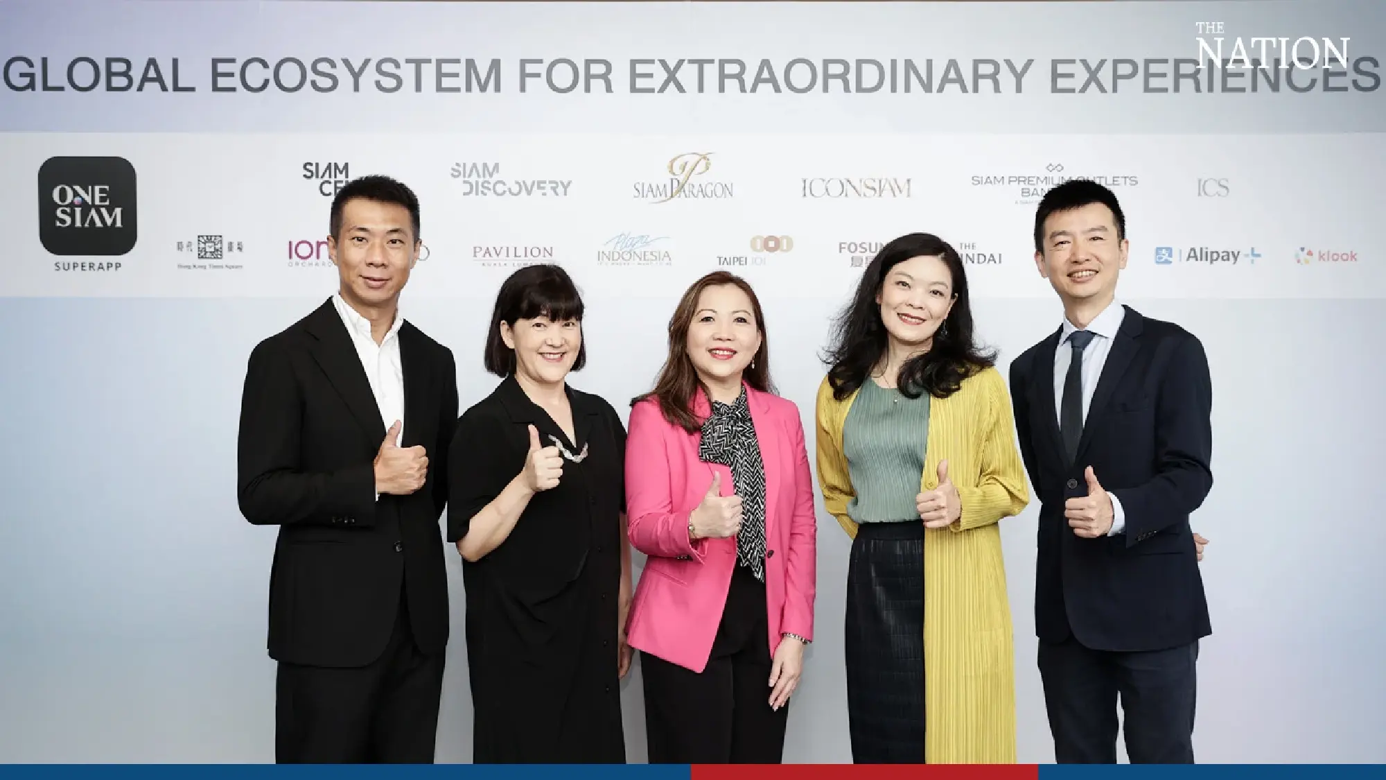 (from left) Vernon Ma, Yoko Nakata, Kung Suan Ai, Annie Lee and Yao Yuan