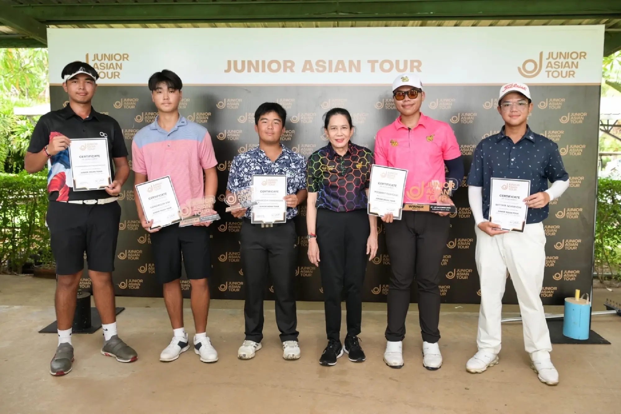 Polakrit, Arisa Crowned Champions in Boys' and Girls' A Titles at Junior Asian Tour
