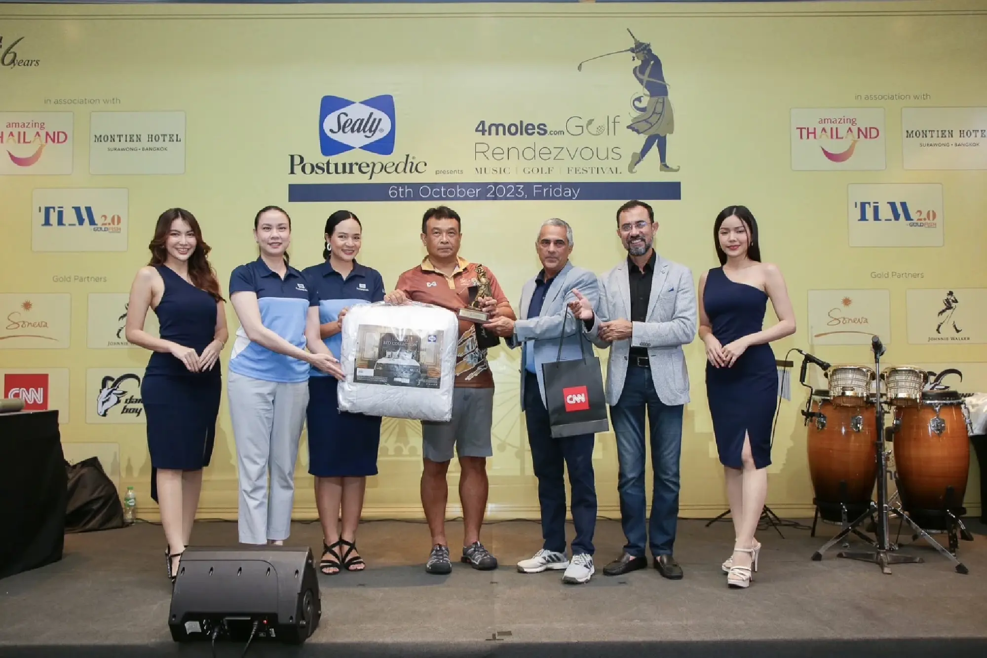 4moles.com and Sealy Thailand together create the golf magic at Golf Rendezvous 2023 - Music and Golf Festival