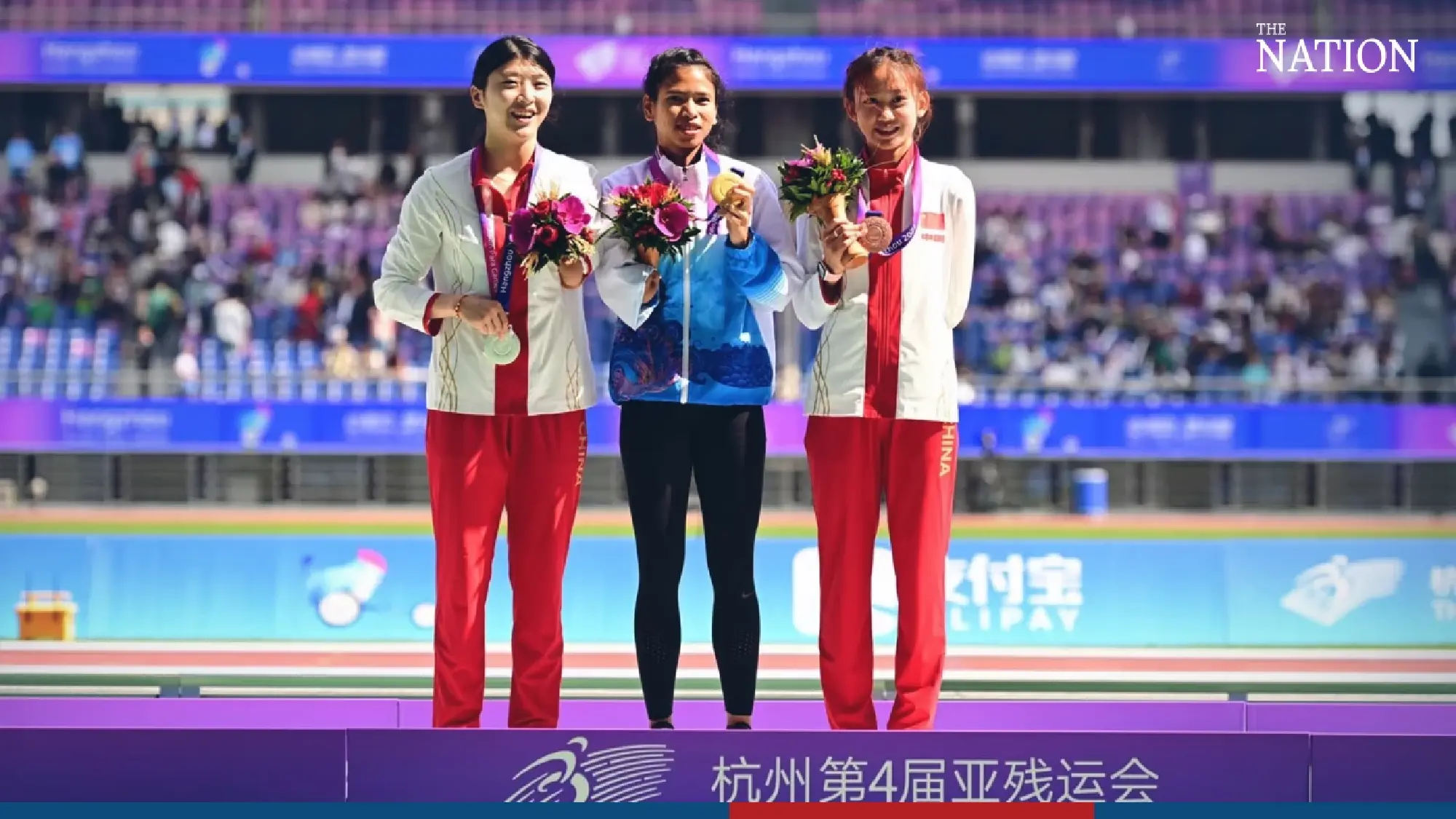 Thailand clinches first two gold medals at the 4th Asian Para Games