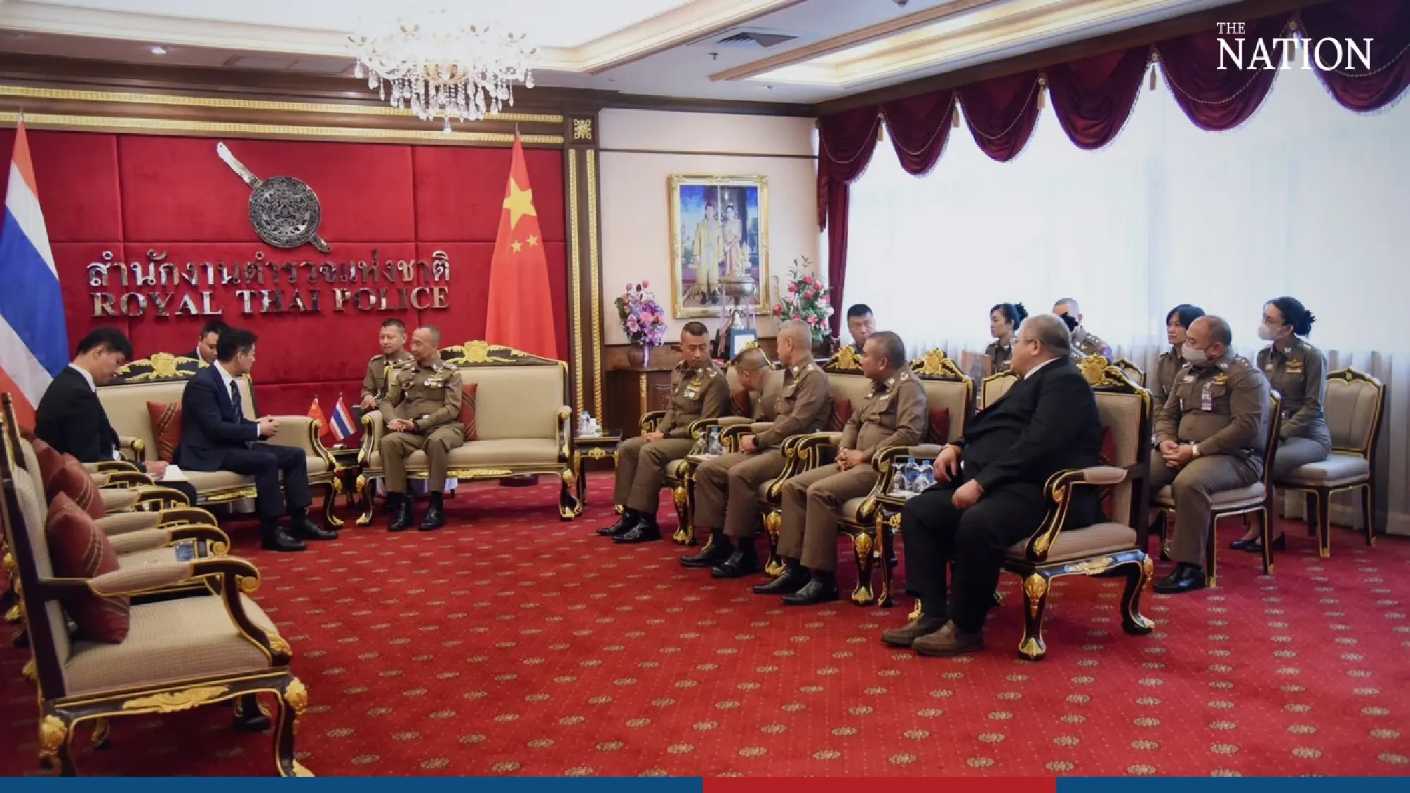 Police chief discusses transnational crimes, safety of tourists with Chinese attaché