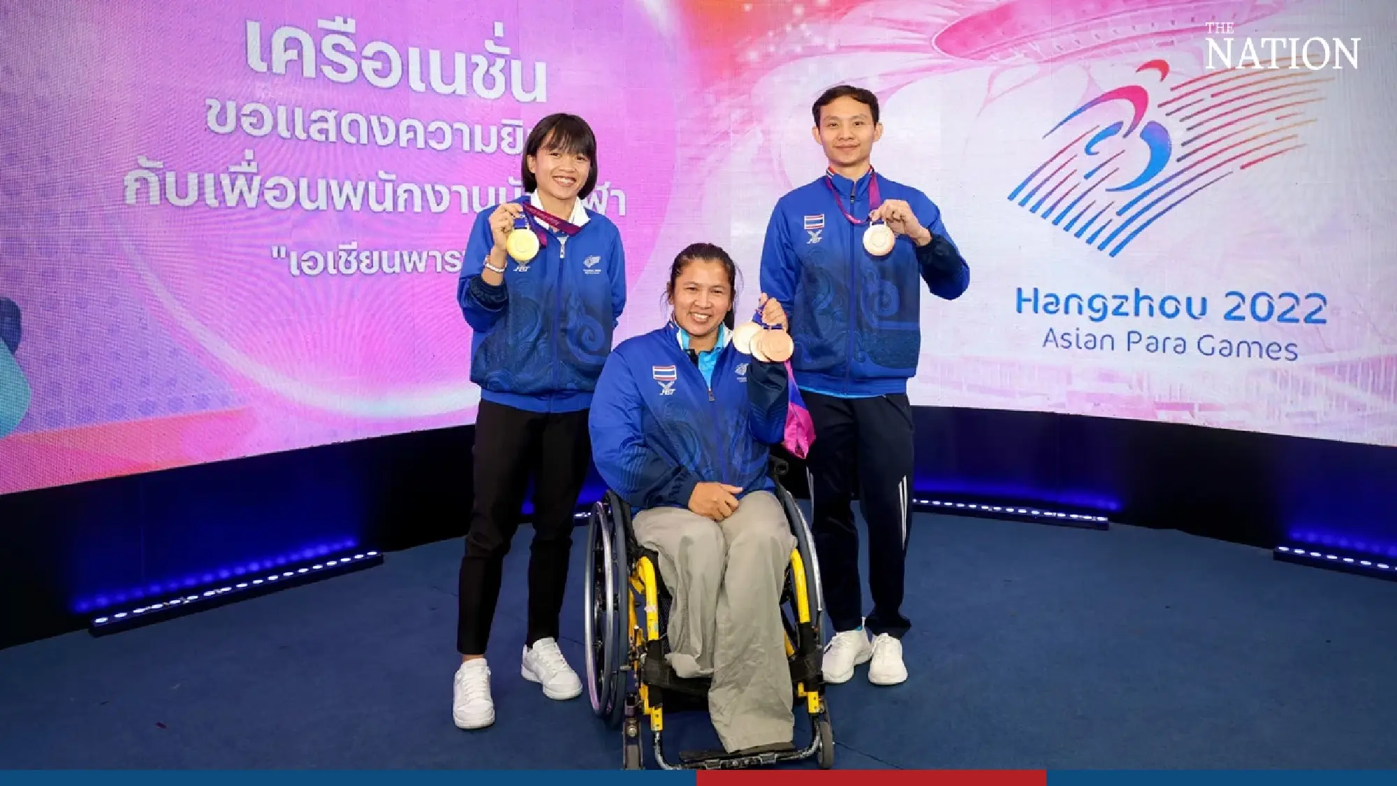 Nation Group’s Shine hails heroic staff for winning medals in Asian Para Games