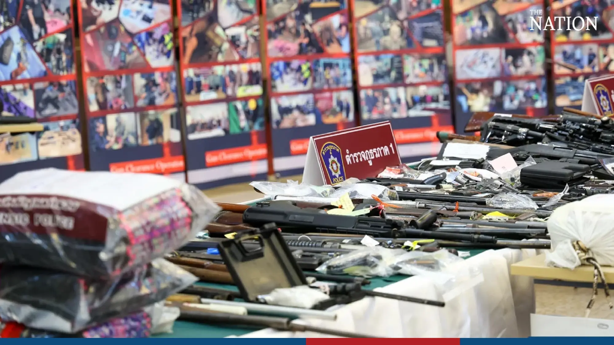 Nearly 1,800 unregistered ‘guns’ seized under police gun clearance operation