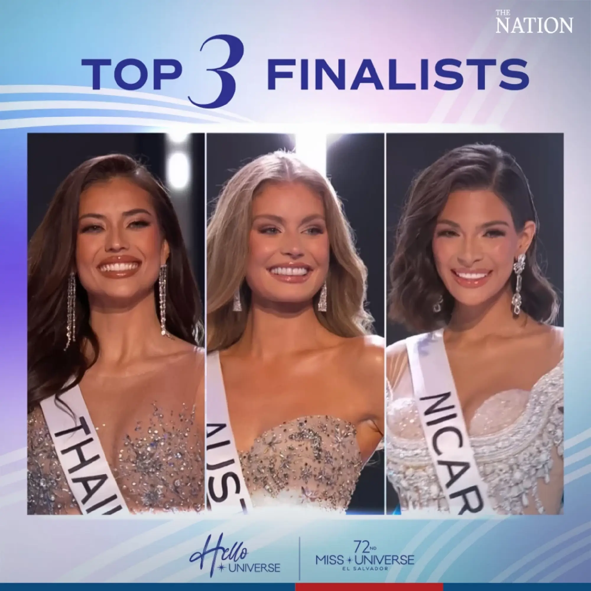 Thai beauty queen Anntonia wins hearts as she finishes 1st runner-up