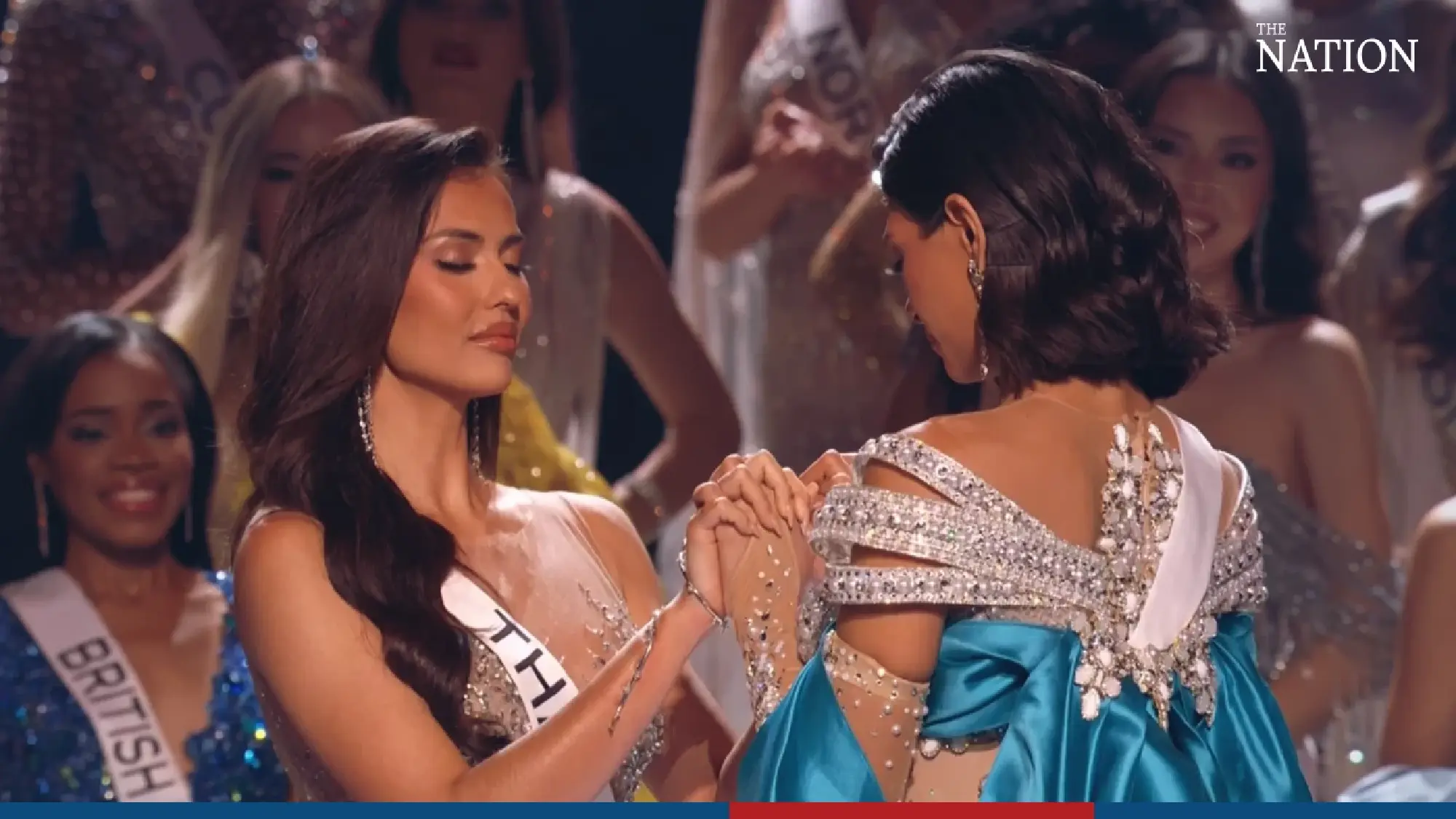 Thai beauty queen Anntonia wins hearts as she finishes 1st runner-up