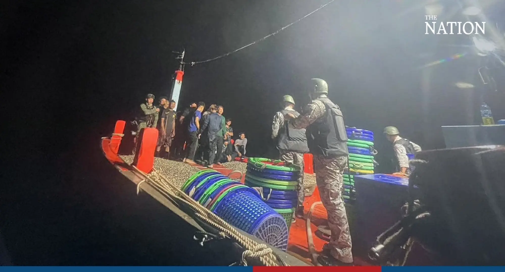 Navy rejects claims of 100 Vietnamese boats trawling Thai waters