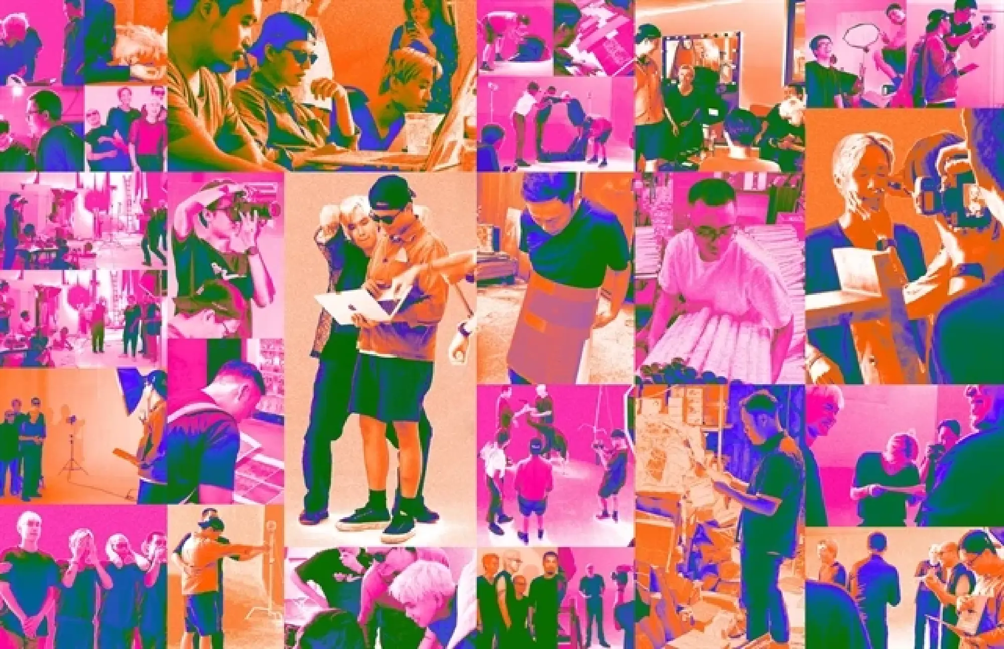 Duy Đào, Studio DUY team and other contributors in the project Gieo packaging design. Photo courtesy of Duy Đào.