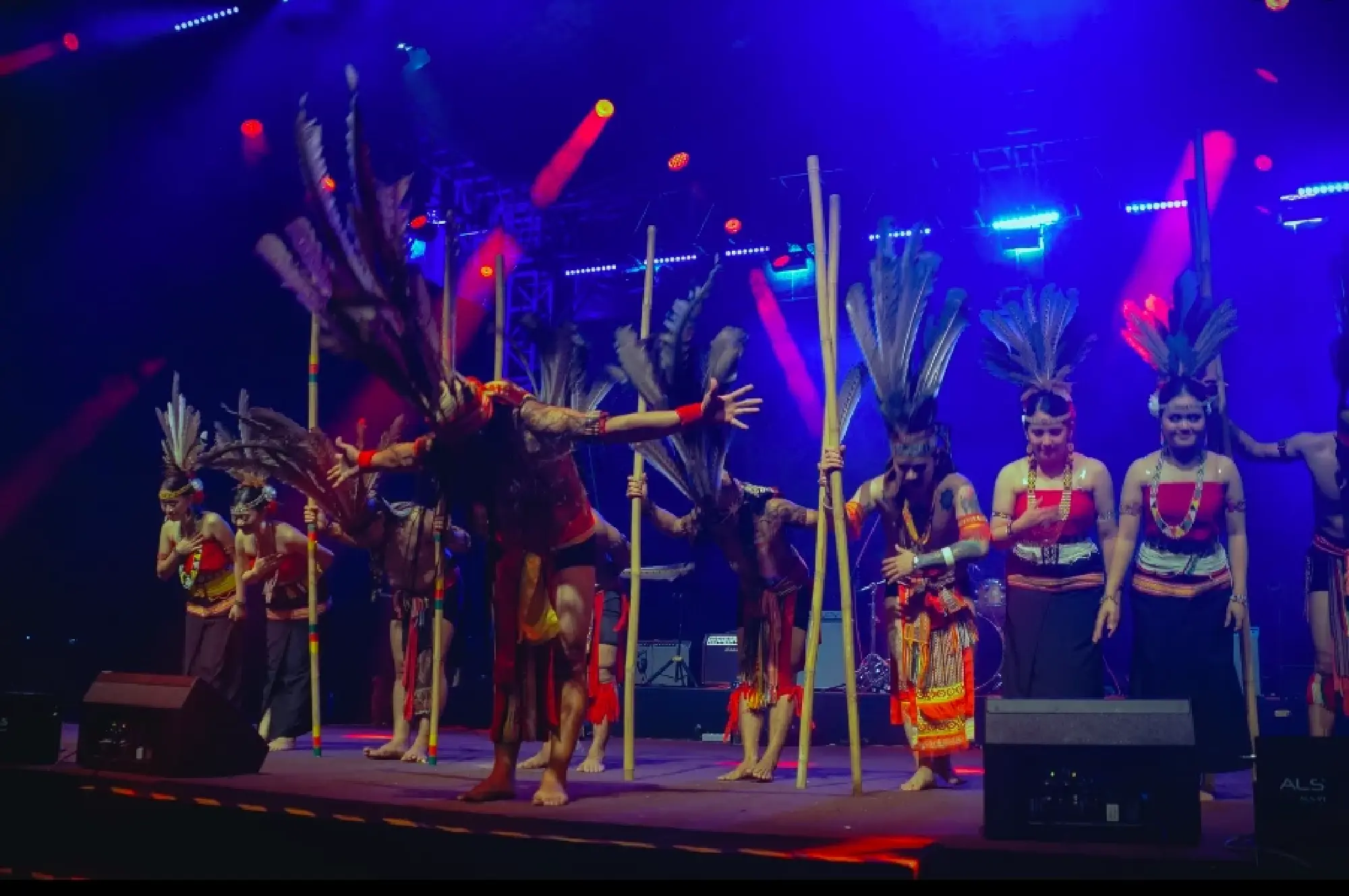 A magunatip (bamboo dance) performance by Sabah Creative Dance seen at last year's North Borneo Rainforest Festival.