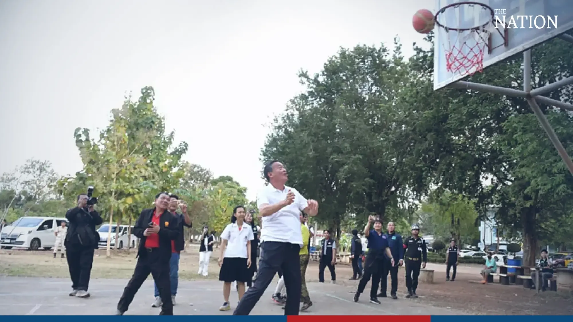 PM Srettha scores two as Cabinet team show off soccer skills