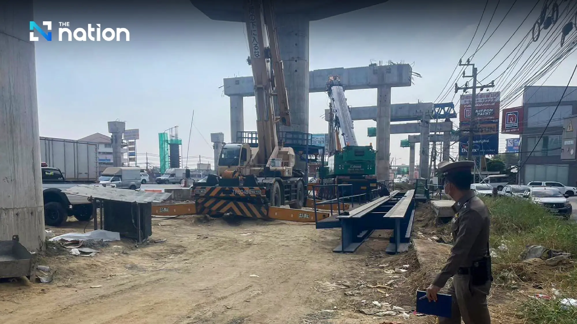 One killed, another injured in construction mishap on Rama II Road