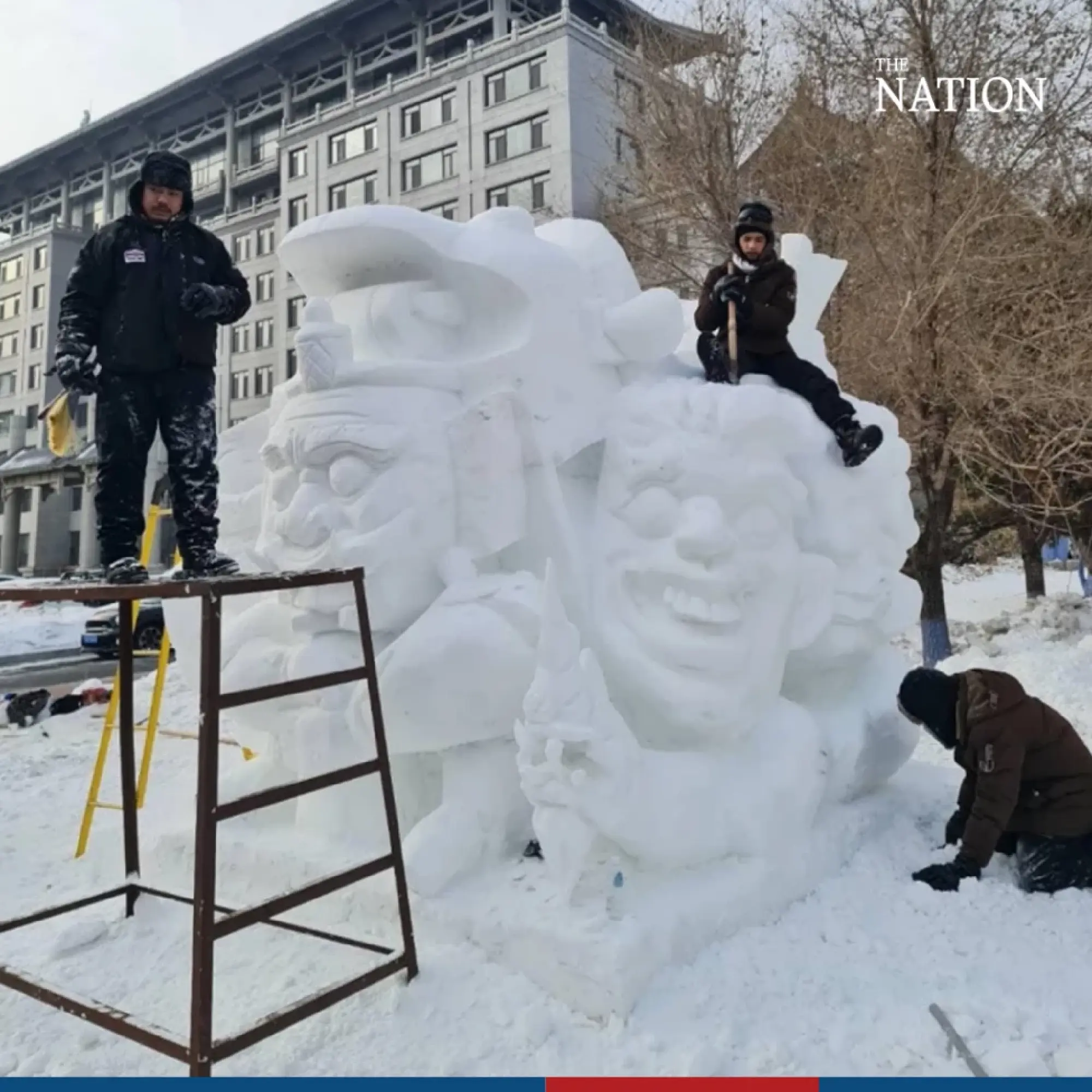 Thai tuk-tuk picks up first prize at Harbin Snow Sculpture Contest