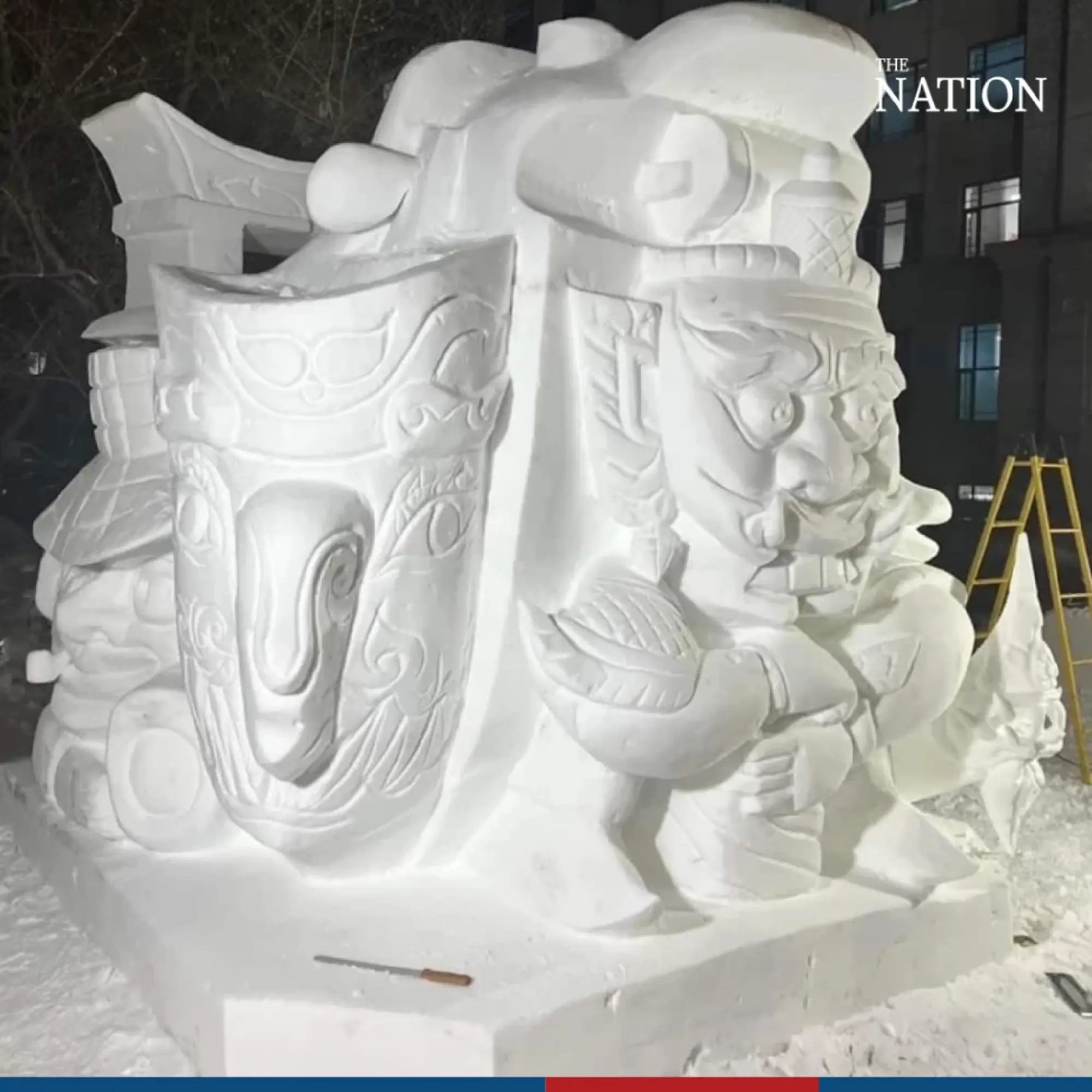 Thai tuk-tuk picks up first prize at Harbin Snow Sculpture Contest