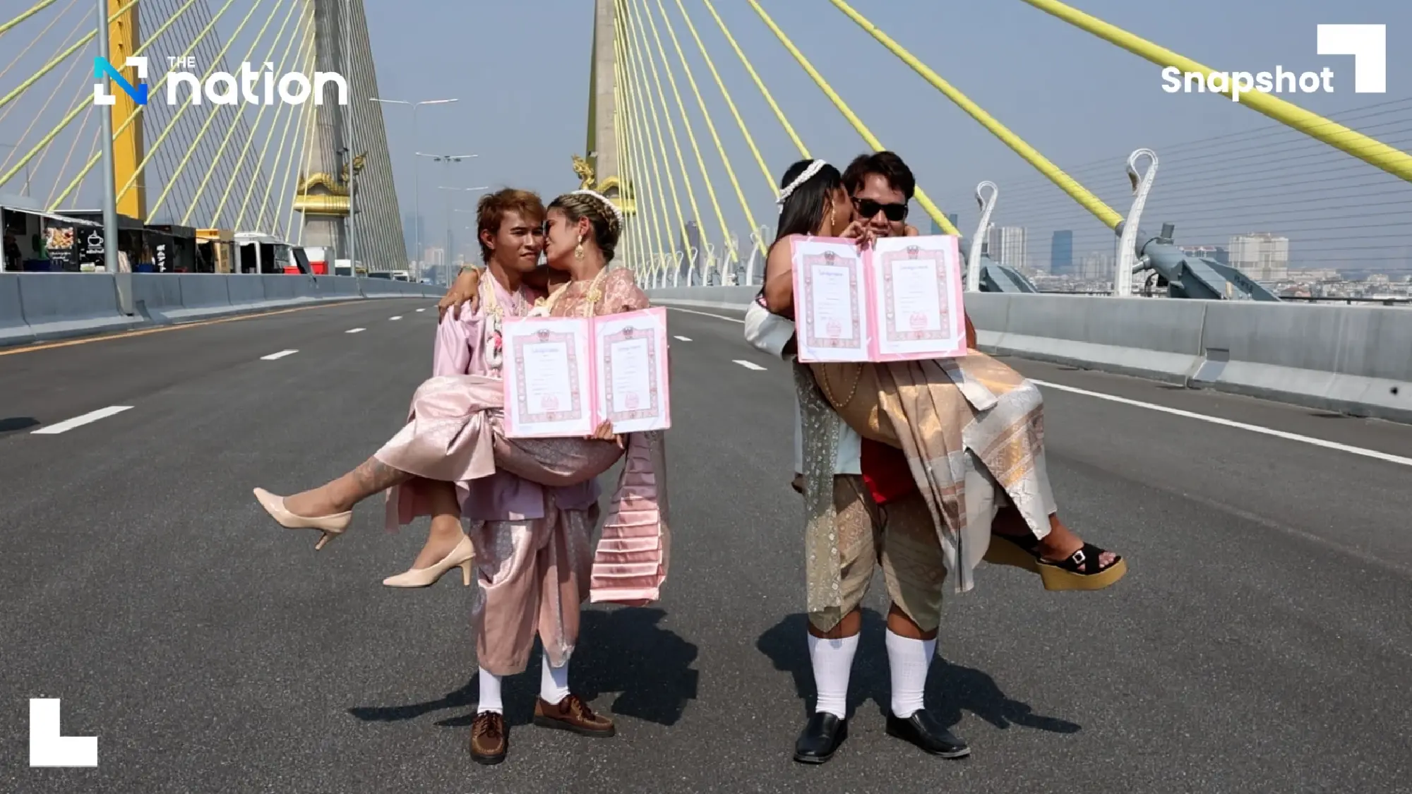 Luck Lock Love on Rama IX Bridge | The Nation