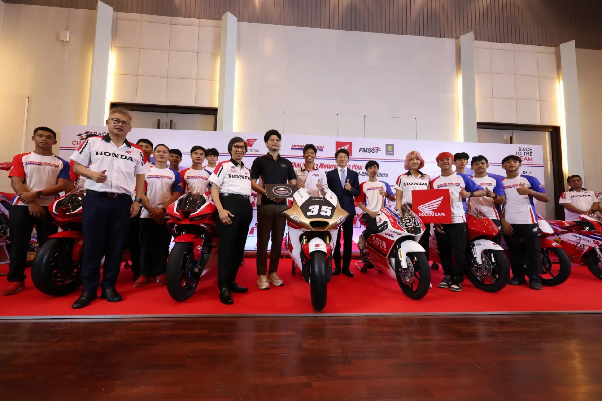 Focus on global success as Thai Honda unveils 2024 motorsport teams