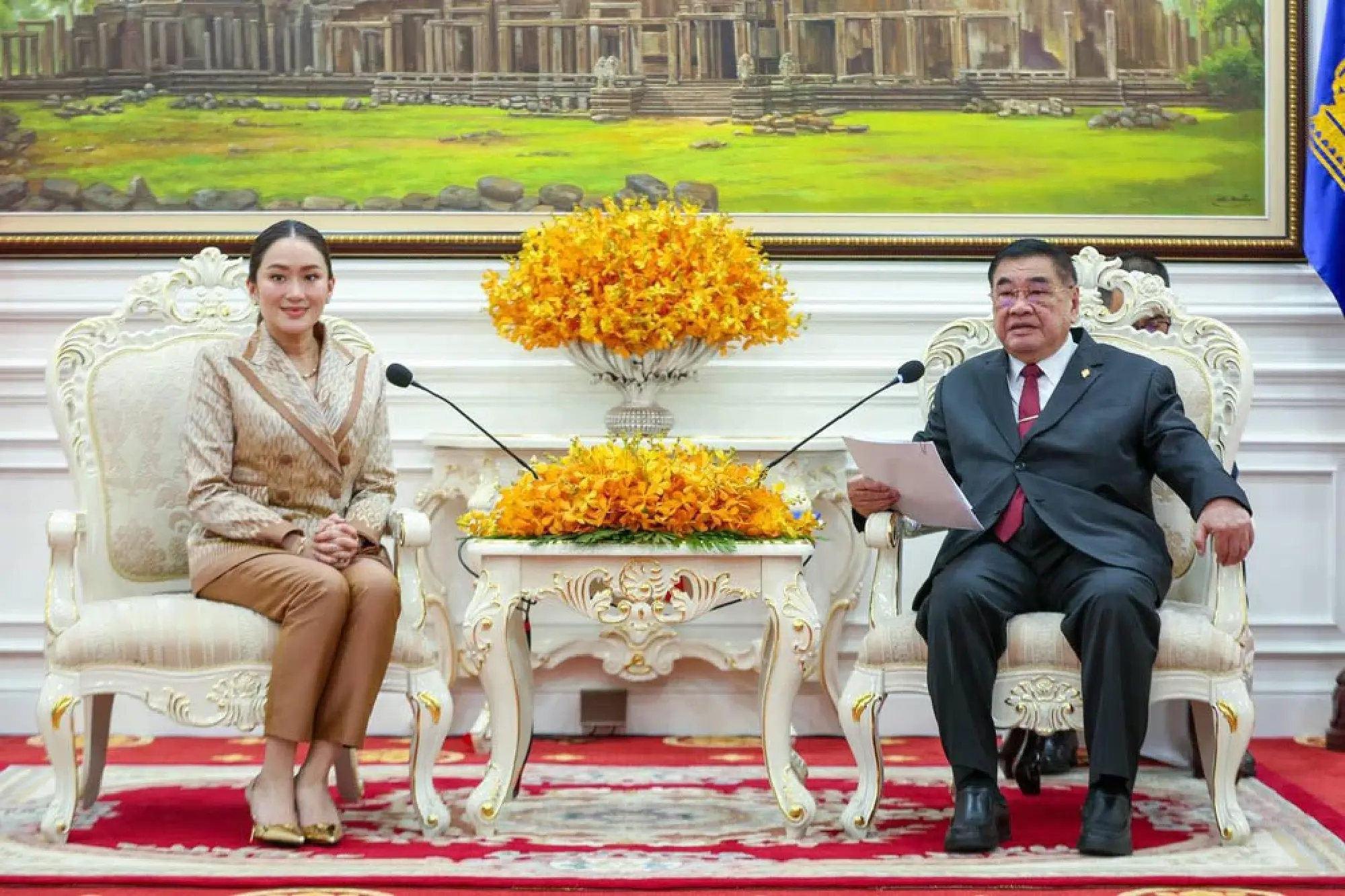 Paetongtarn met with Cambodia’s acting National Assembly president