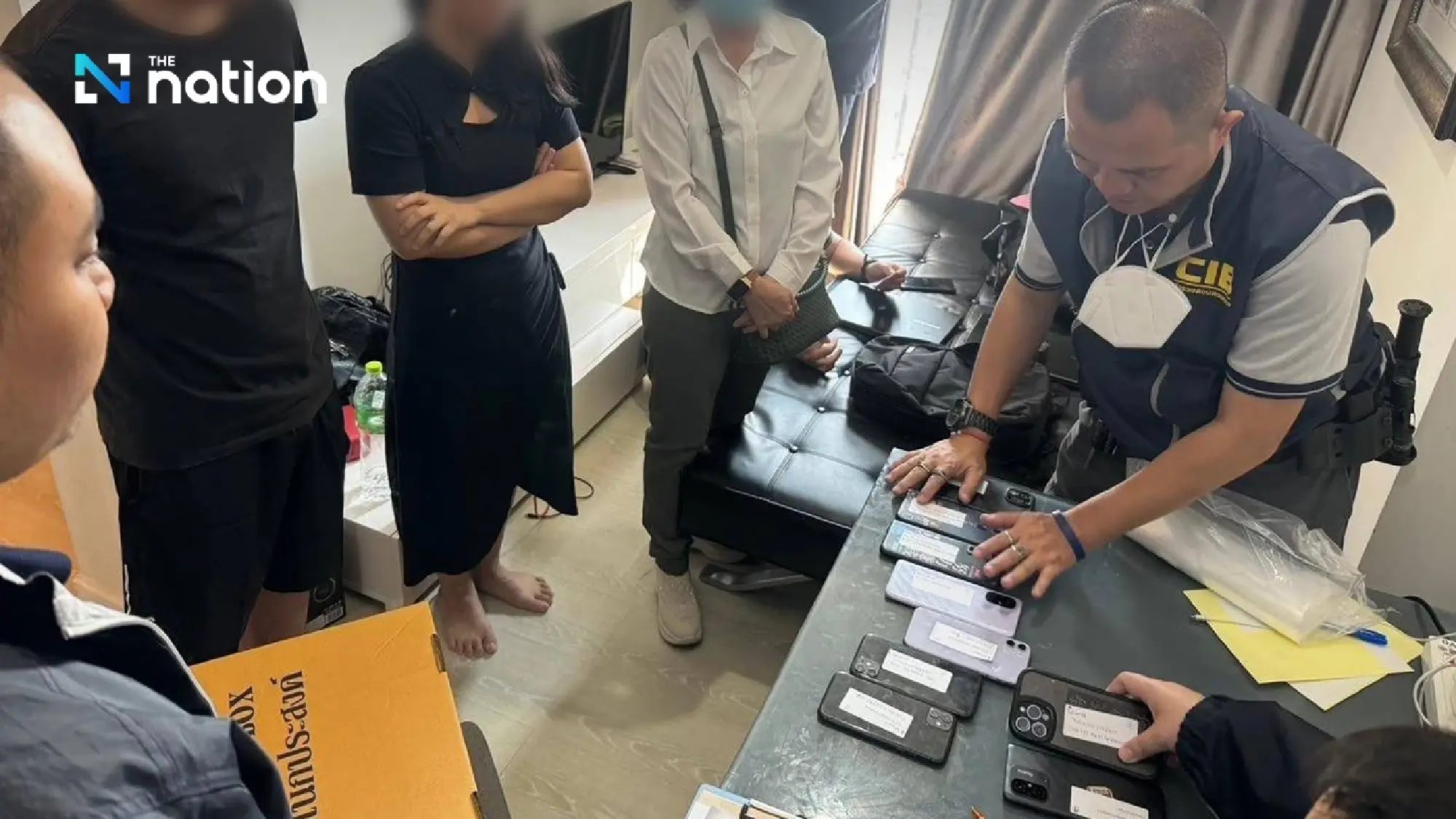 CIB-led crackdown breaks fake investment gang, 2 Malaysians, 5 Thais arrested