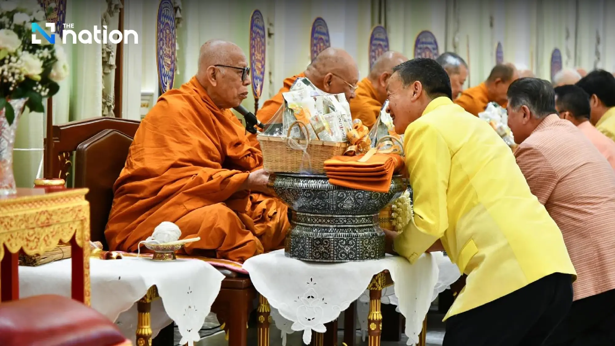 Srettha attends Songkran ceremony, sends good wishes to all Thais