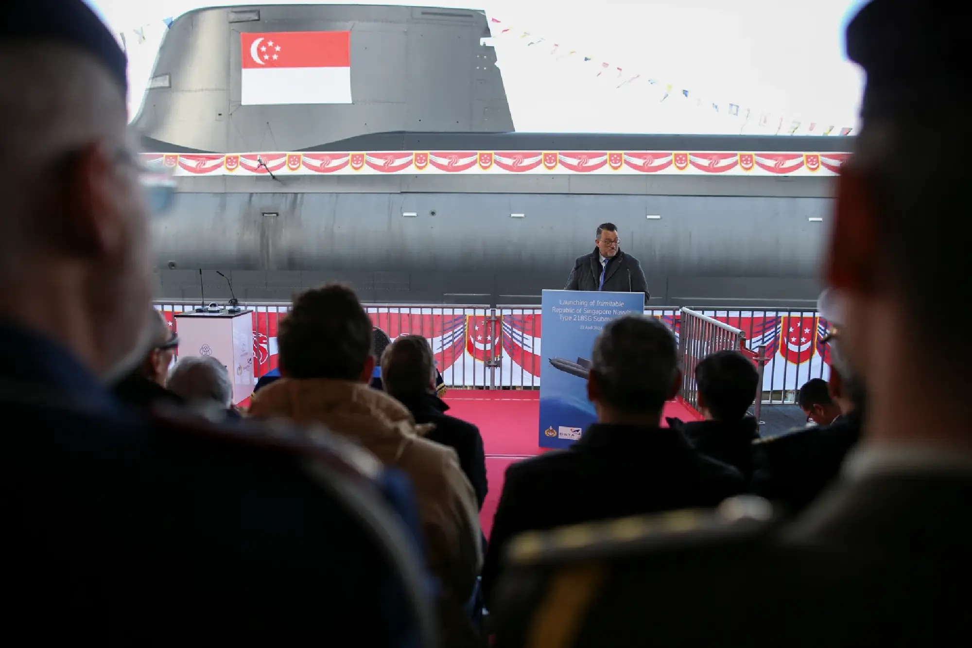 Singapore launches final Invincible-class submarine in Germany