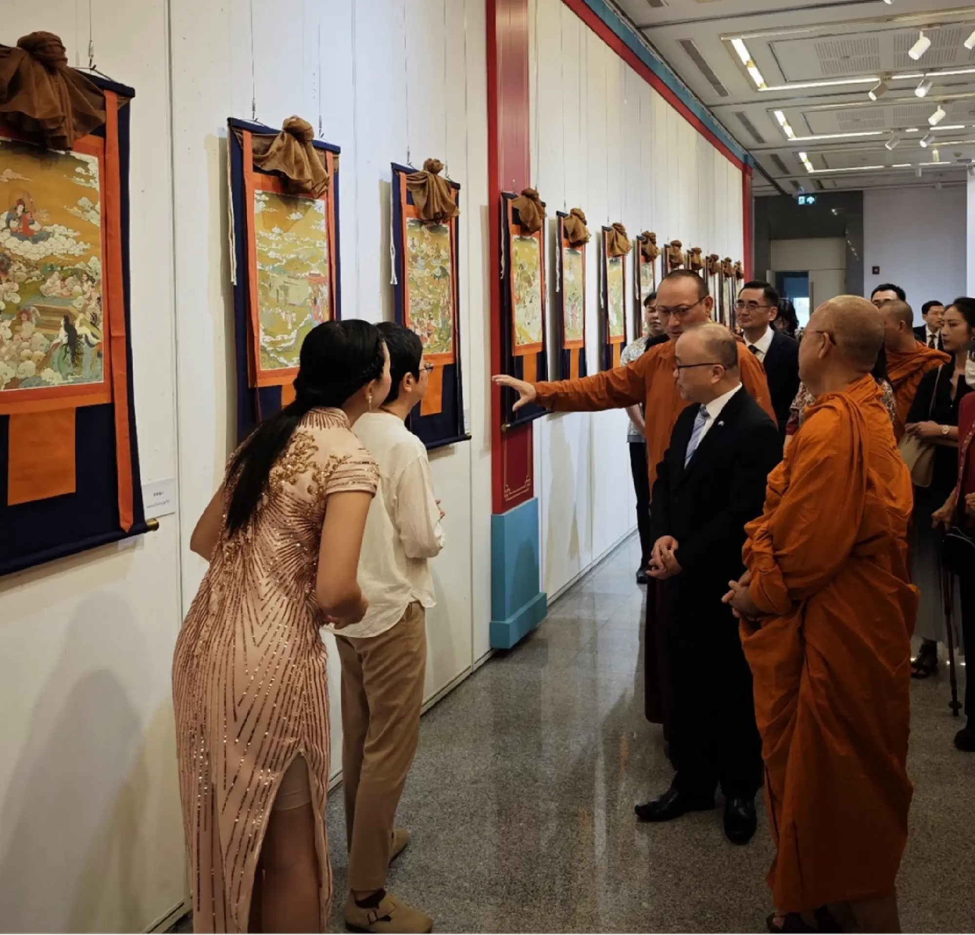 Thangka paintings exhibit Belt and Road solidarity