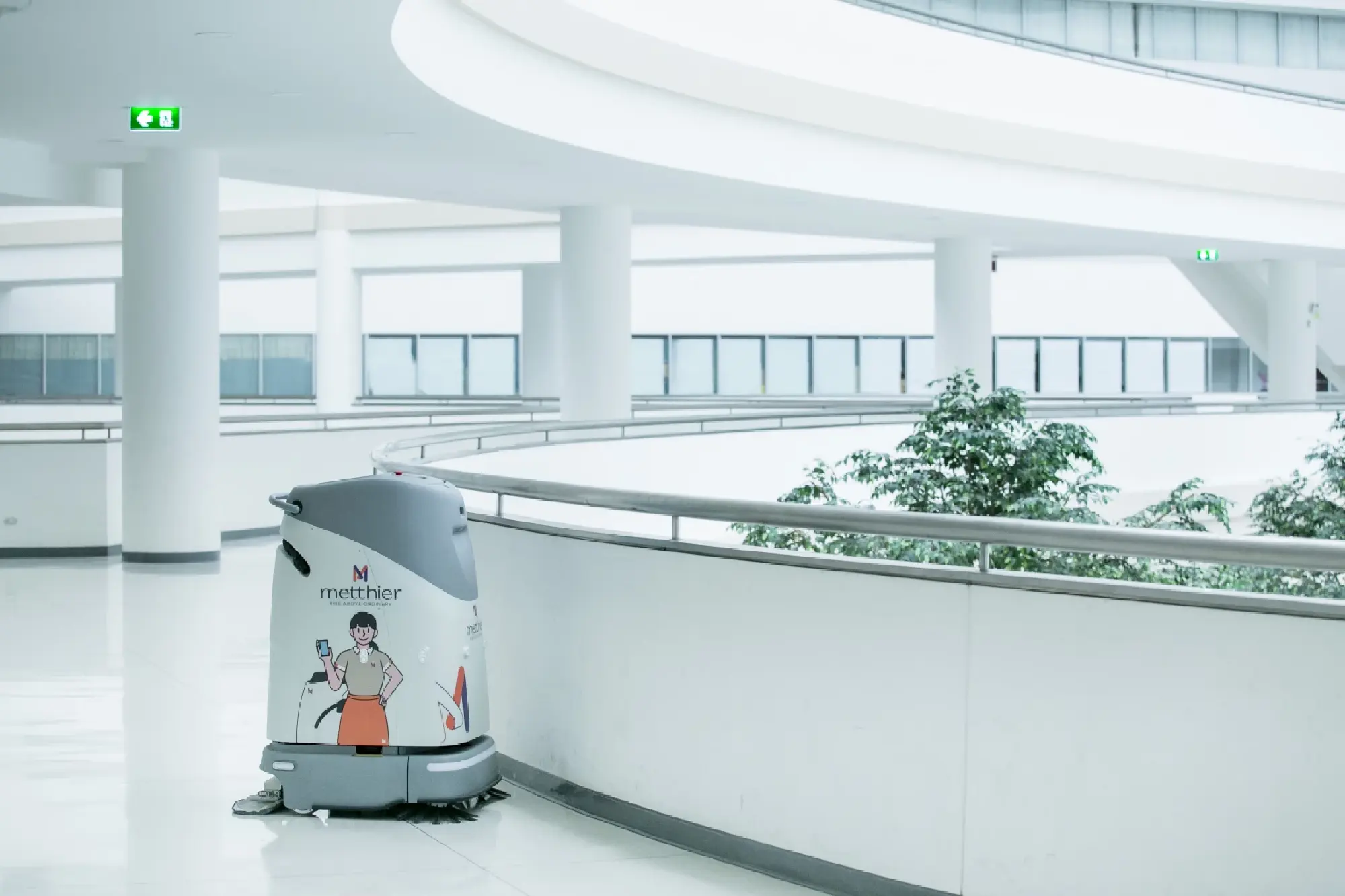 Metthier unveils next generation cleaning robots empowered by IoT technology, encourages government to prepare legal framework for technology adoption