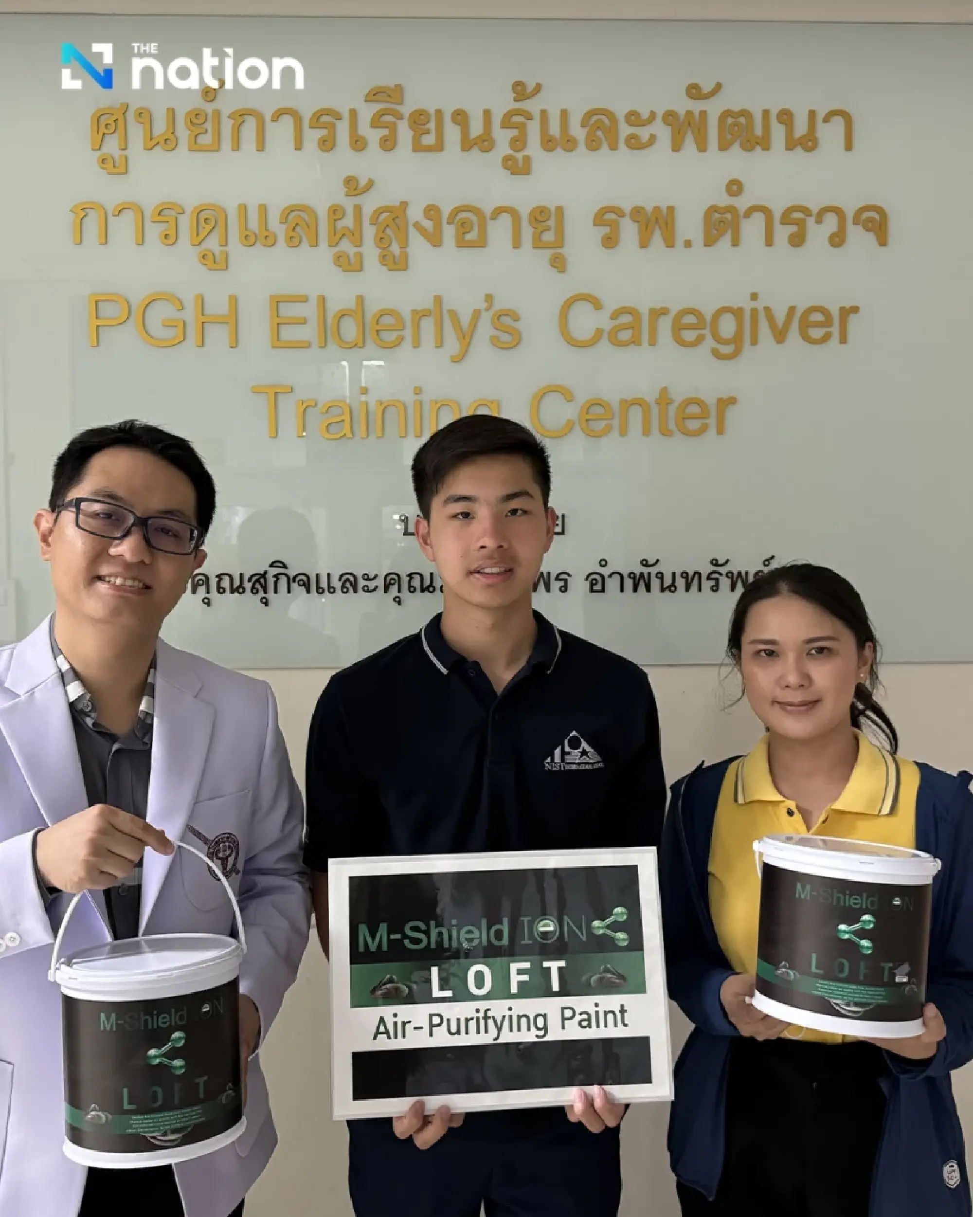 Teenage innovator transforms waste into air-purifying paint with significant social impact