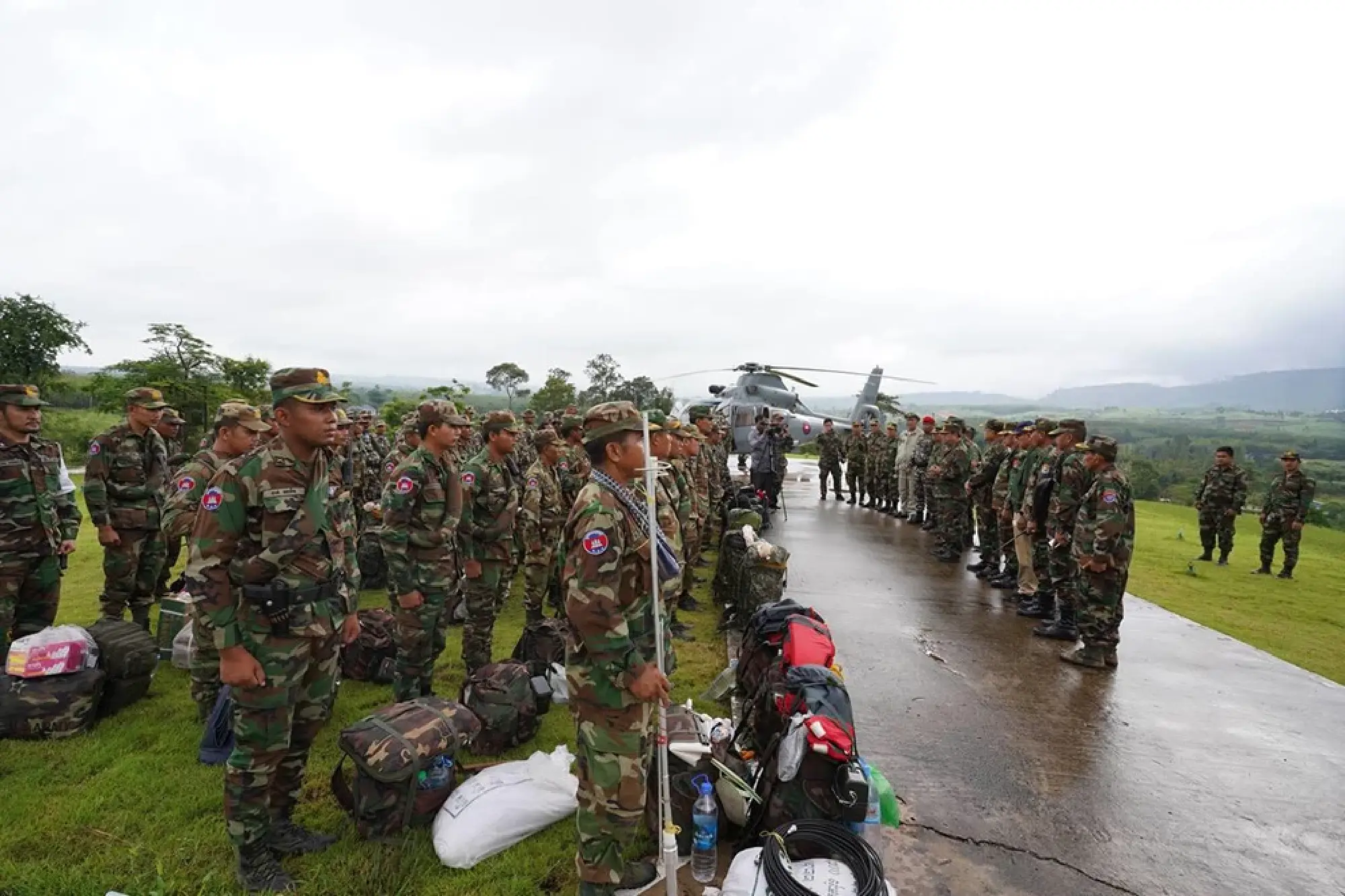 Missing Cambodian Air Force helicopter found in Veal Veng district