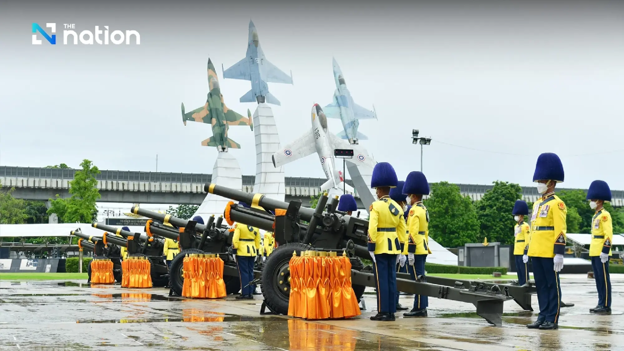 Army, Navy, Air Force fire salutes to honour HM