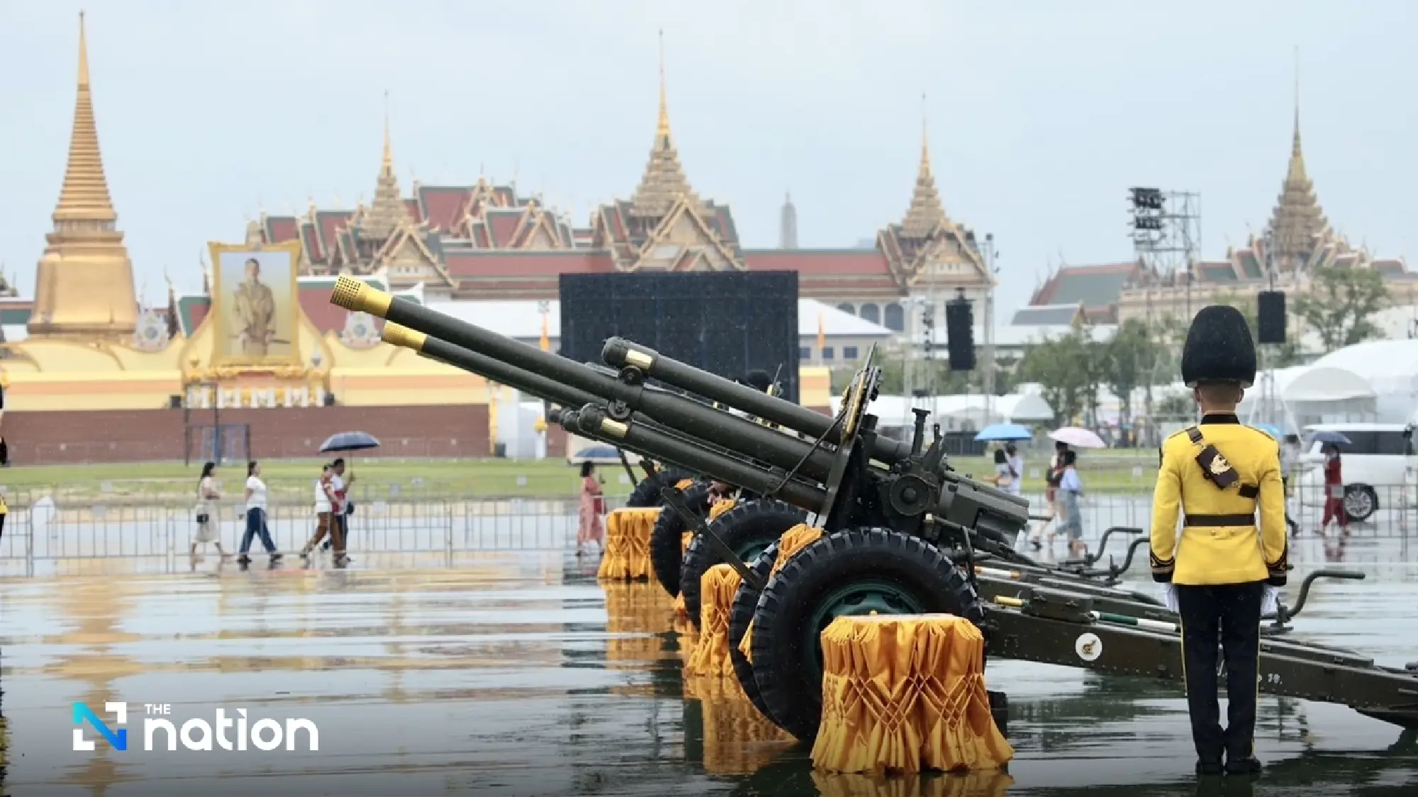Army, Navy, Air Force fire salutes to honour HM