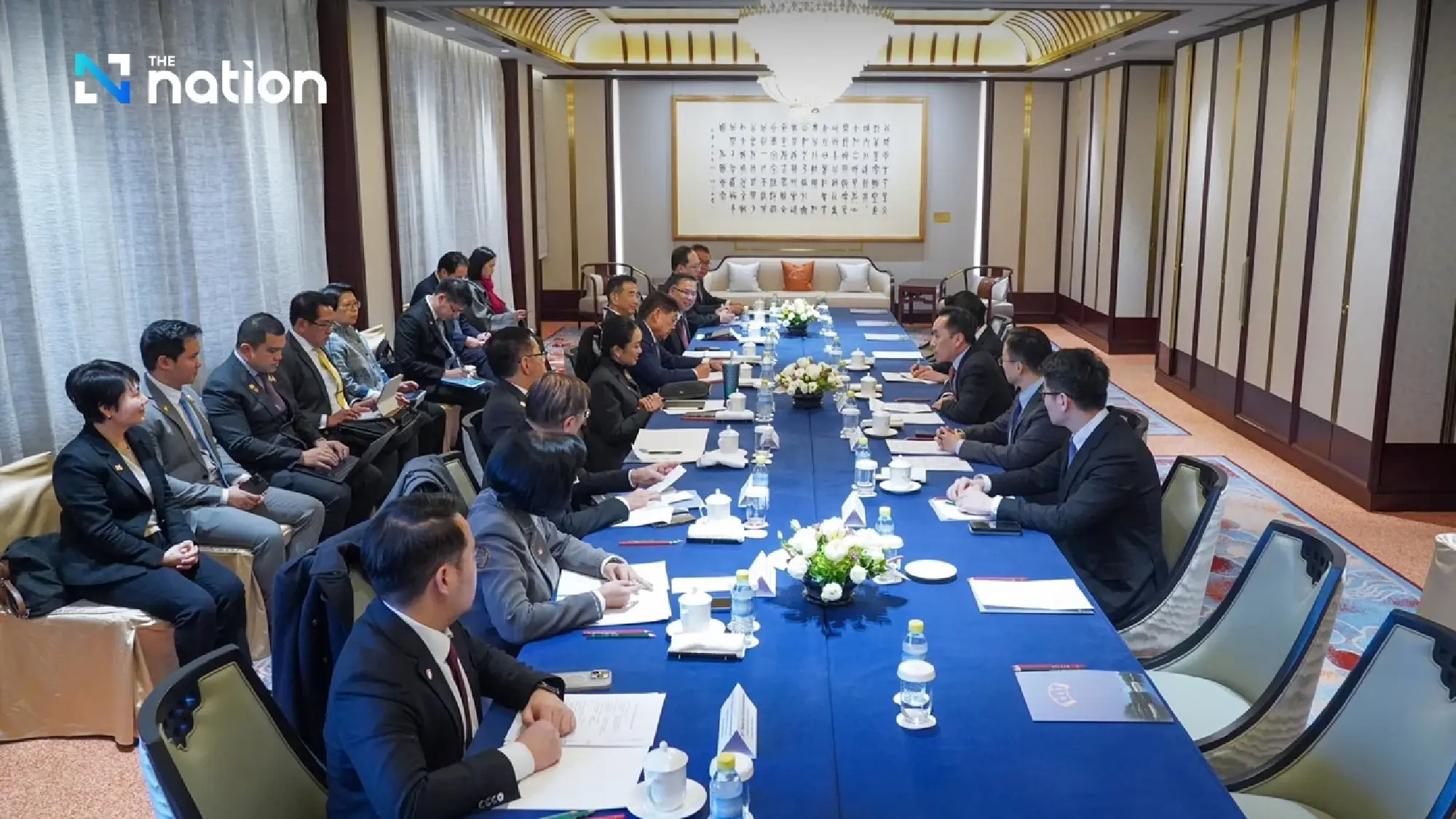 Thai PM courts Chinese tech giants for electronics, EV investments