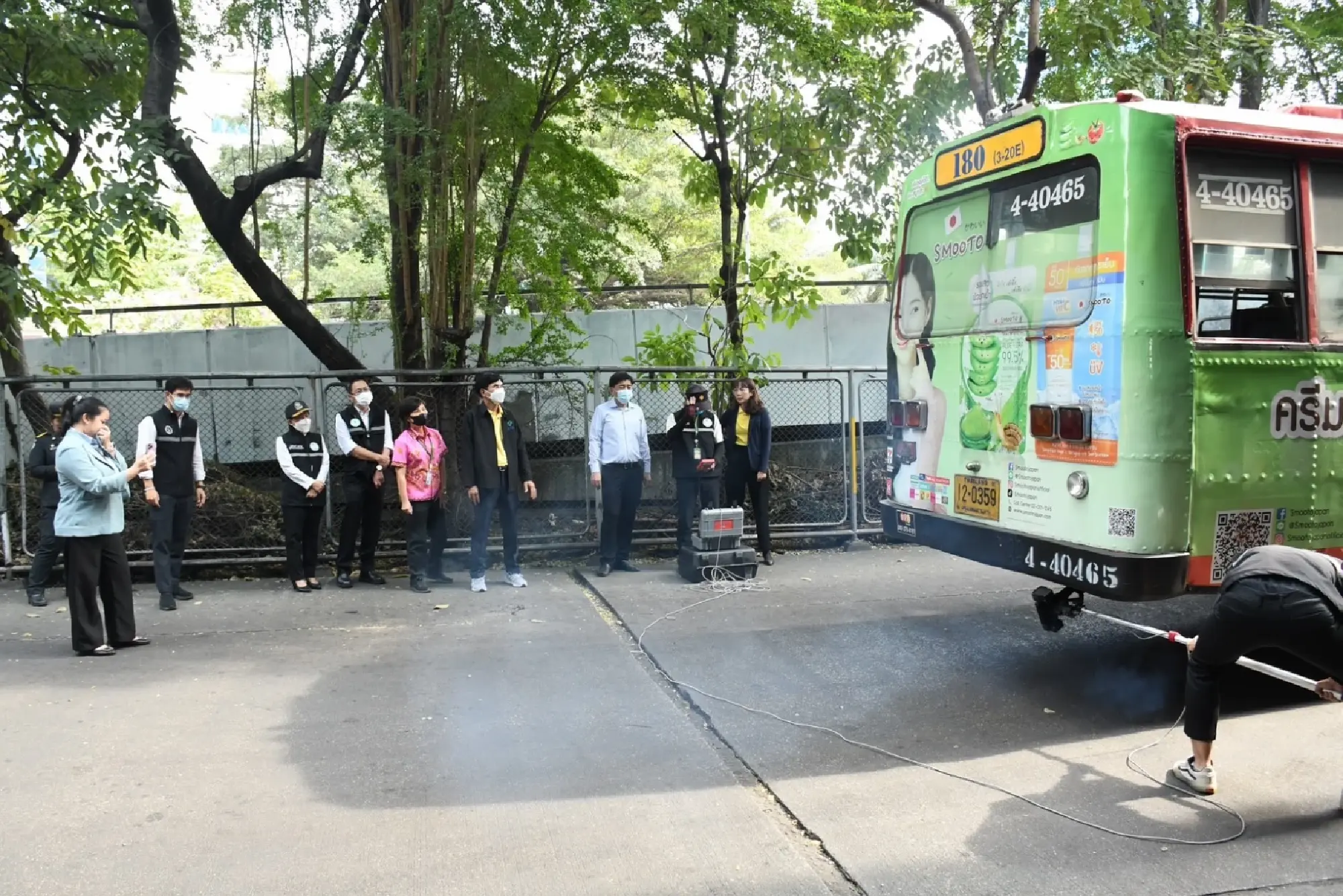 BMA Strictly Enforces Particulate Matter Reduction Measuresby Inspecting Black Smoke Public Buses to Reduce PM2.5 Emissions at the Source