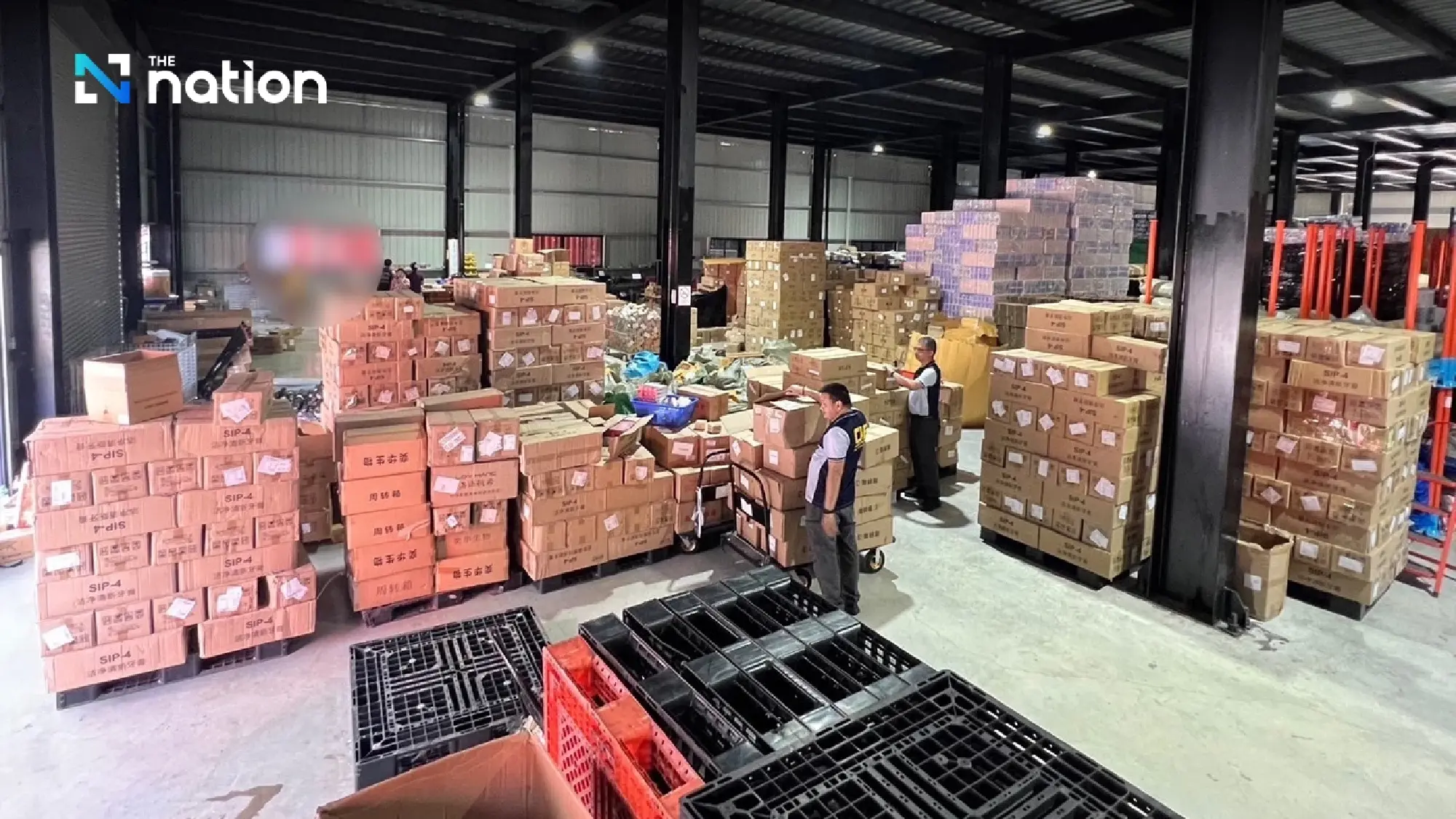 THB46 bn worth of counterfeit cosmetics, foods from China seized