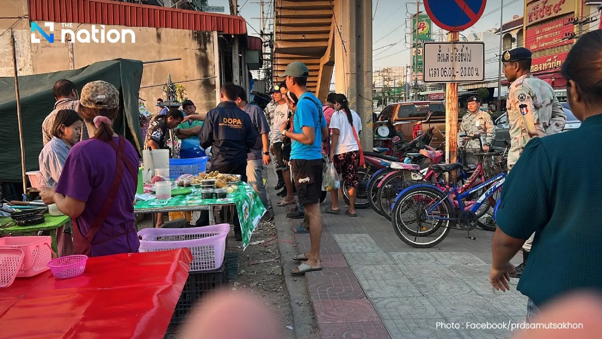 Seven Myanmar workers arrested for selling goods in Samut Sakhon