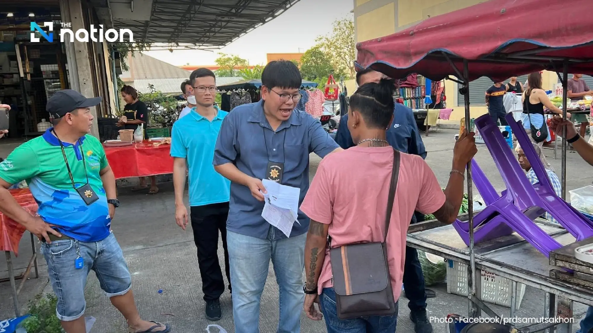 Seven Myanmar workers arrested for selling goods in Samut Sakhon