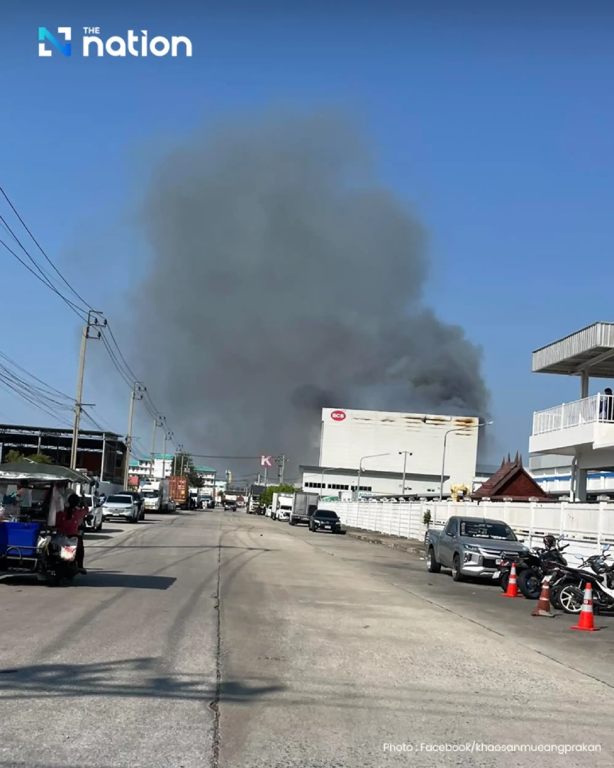 No ammonia leak from Samut Prakan warehouse blaze: operator