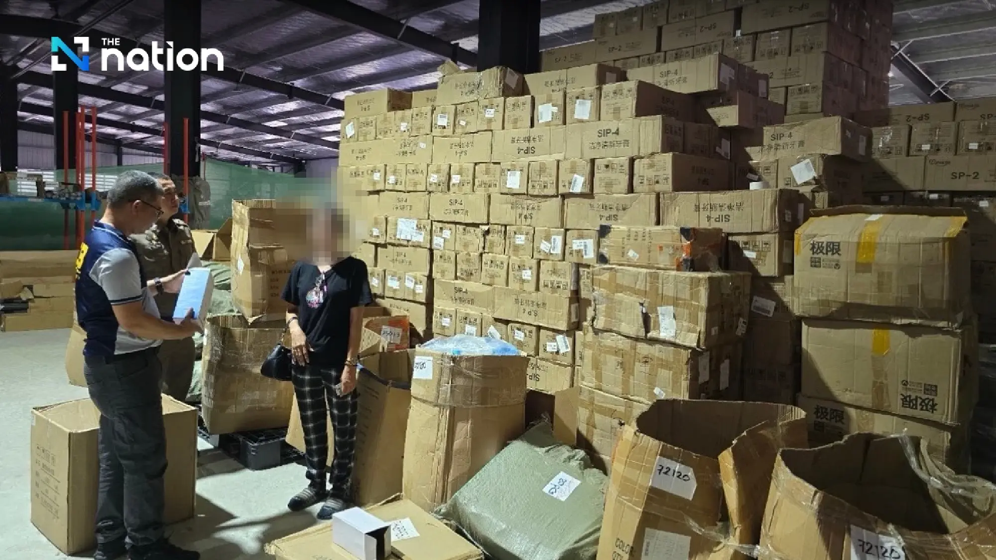 THB46 bn worth of counterfeit cosmetics, foods from China seized