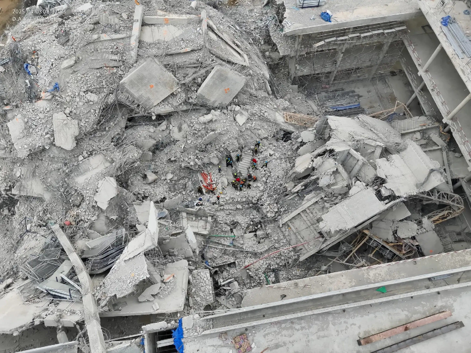 BMA presses on with rescue of collapsed building victims