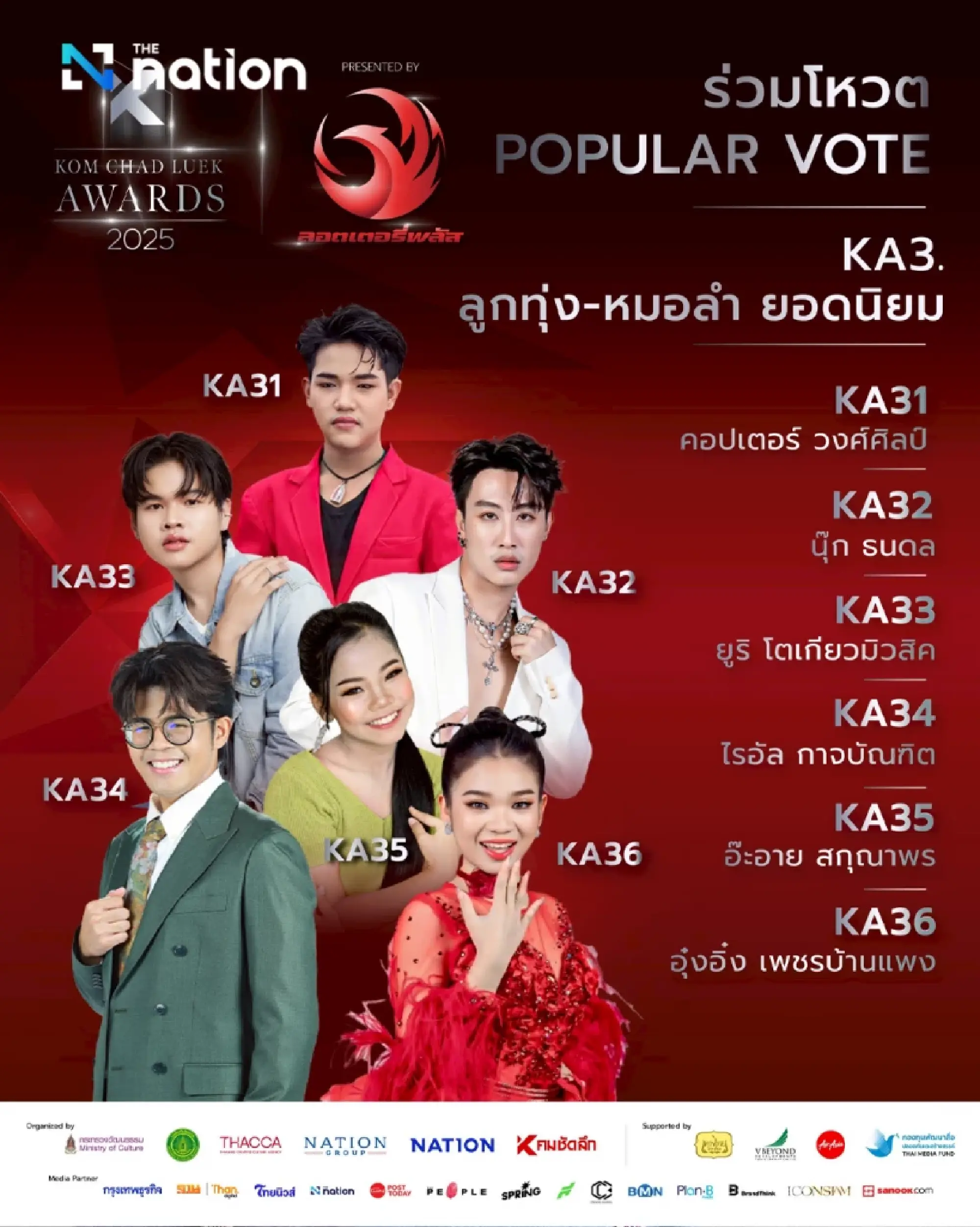 Kom Chad Luek Awards\" Celebrates Two Decades of Thai Entertainment, Opens Public Vote