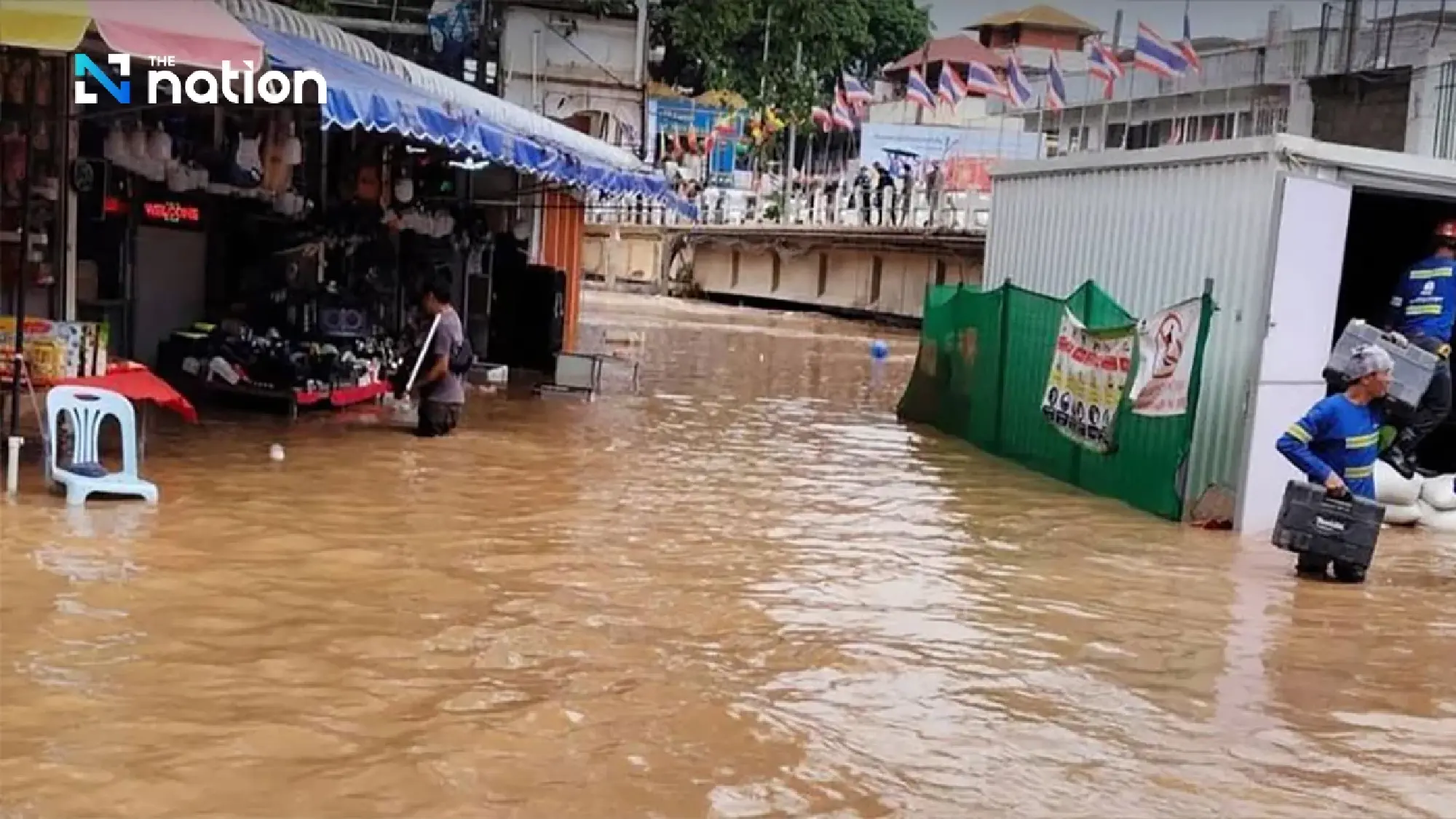 Flash flooding hits Mae Sai, Chiang Rai amid continuous heavy rain