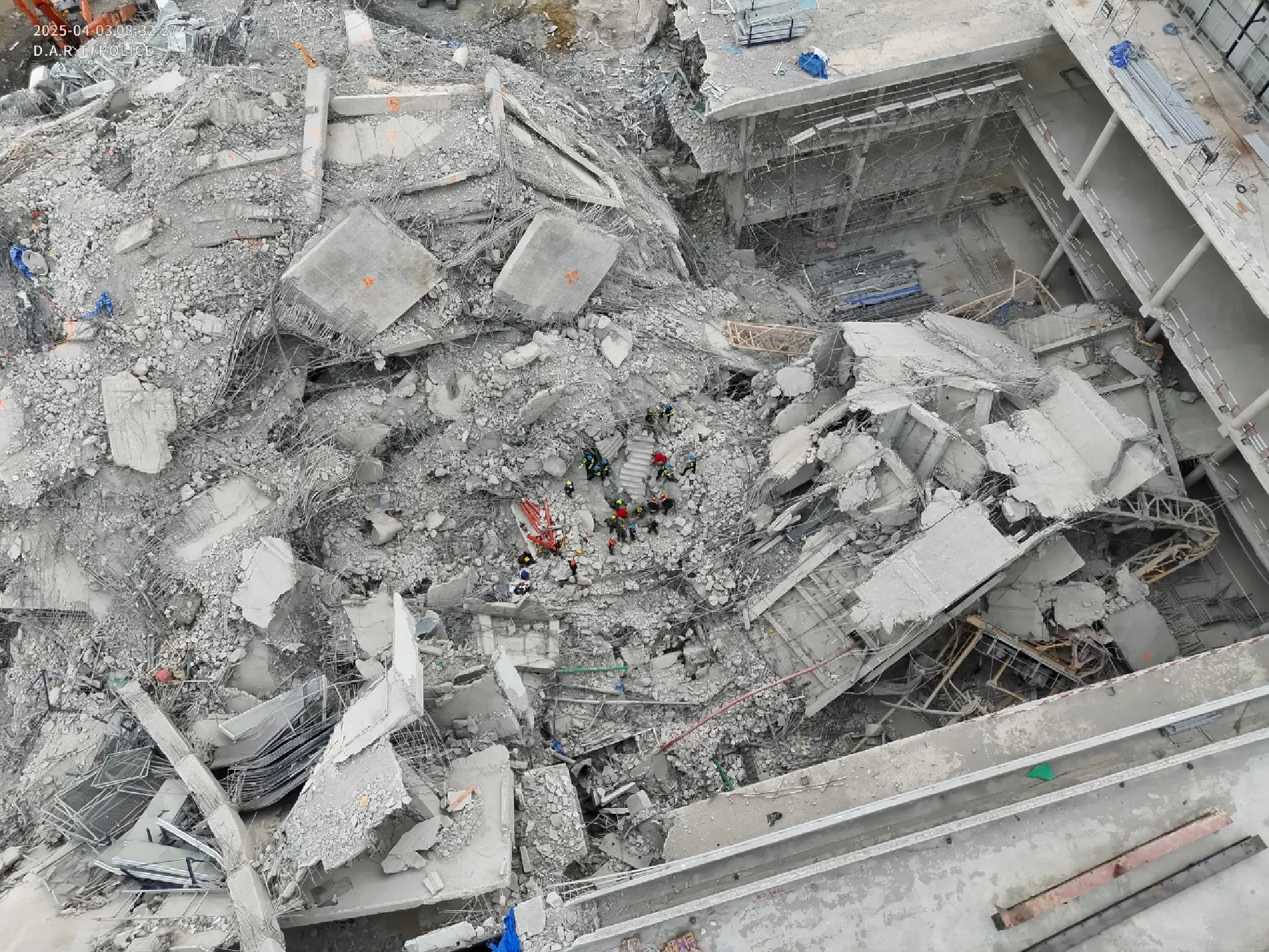 BMA presses on with rescue of collapsed building victims