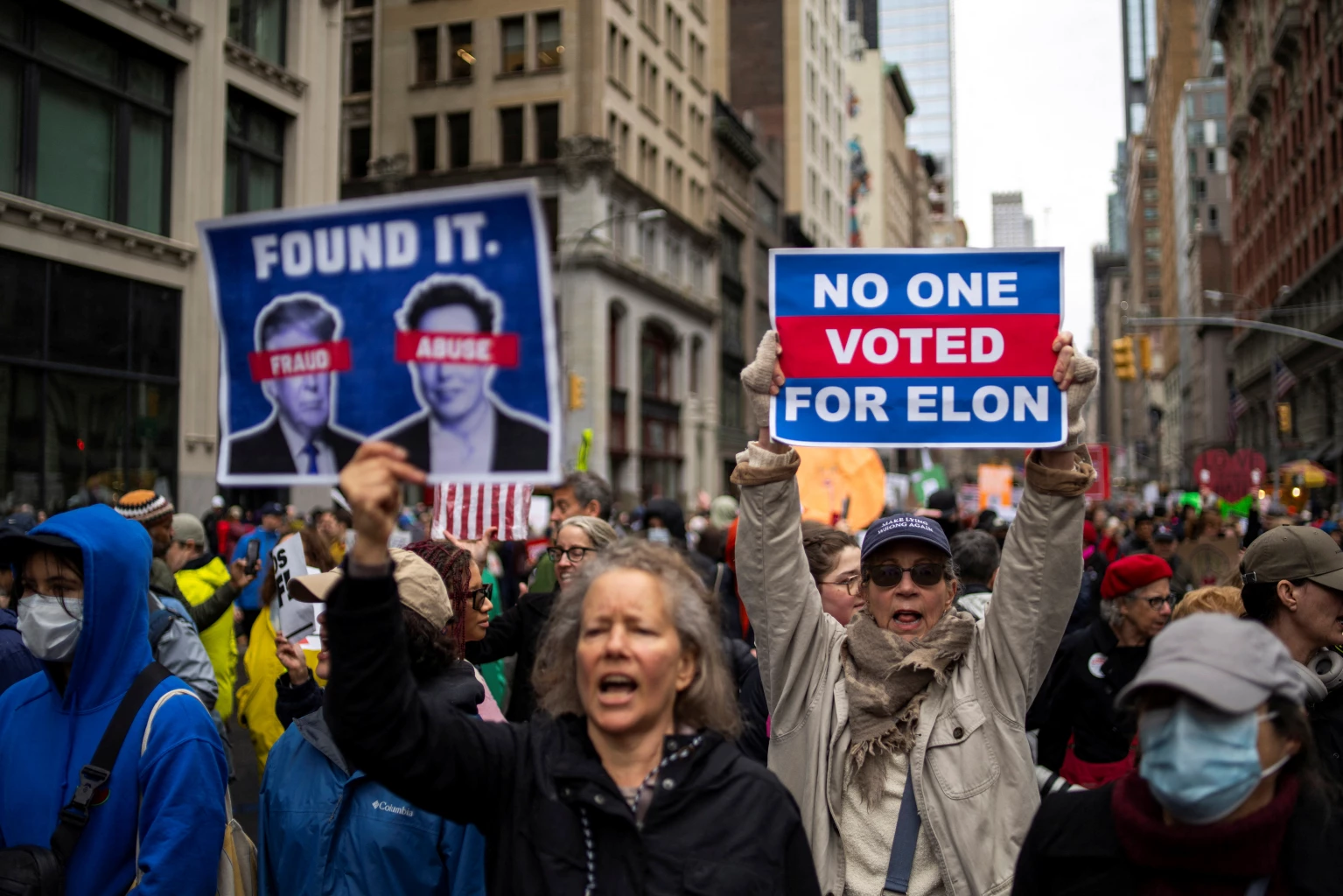 Anti-Trump protesters gather in Washington, other US cities