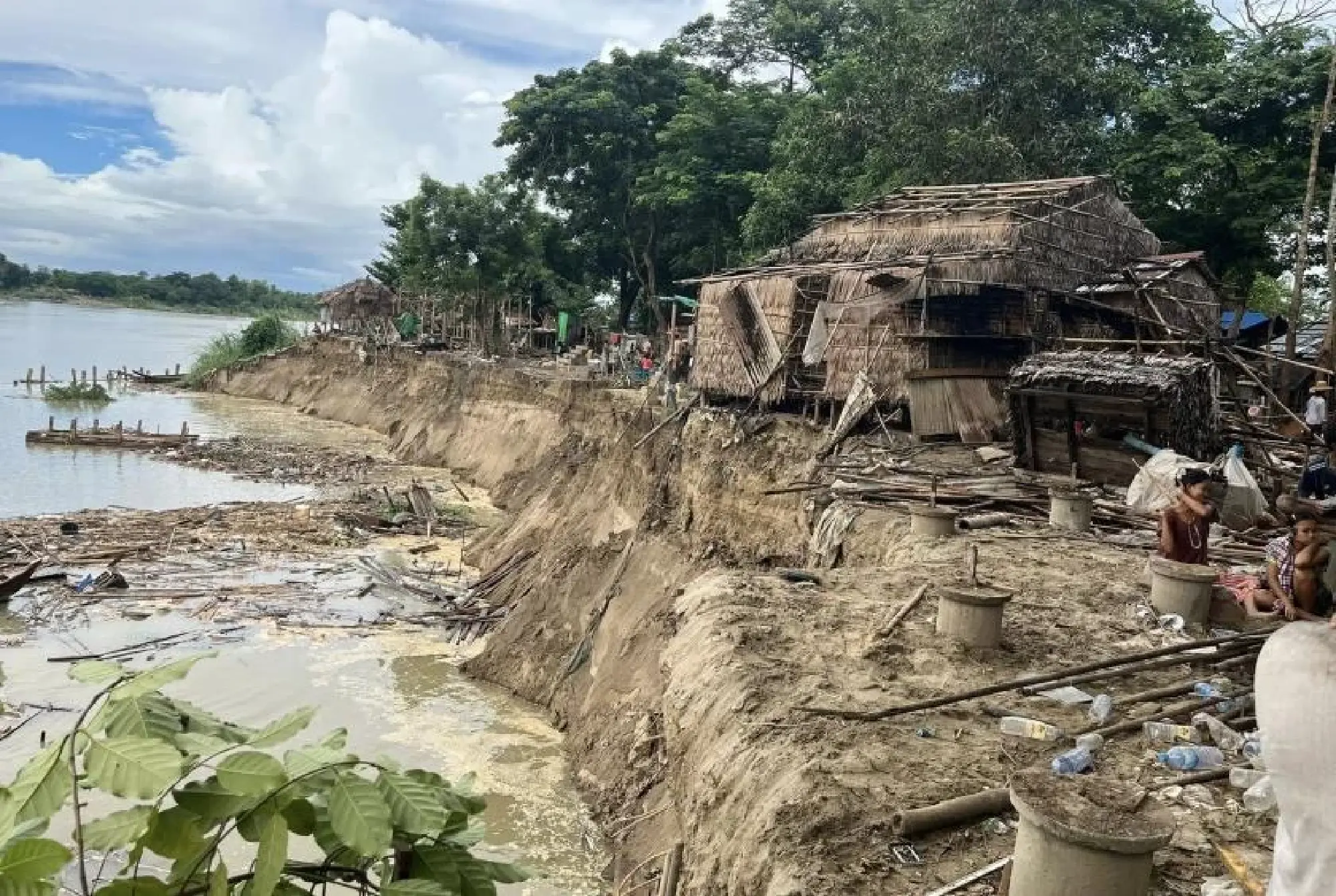 Passengers rescued after bus swept away by flooded creek in Mandalay Region