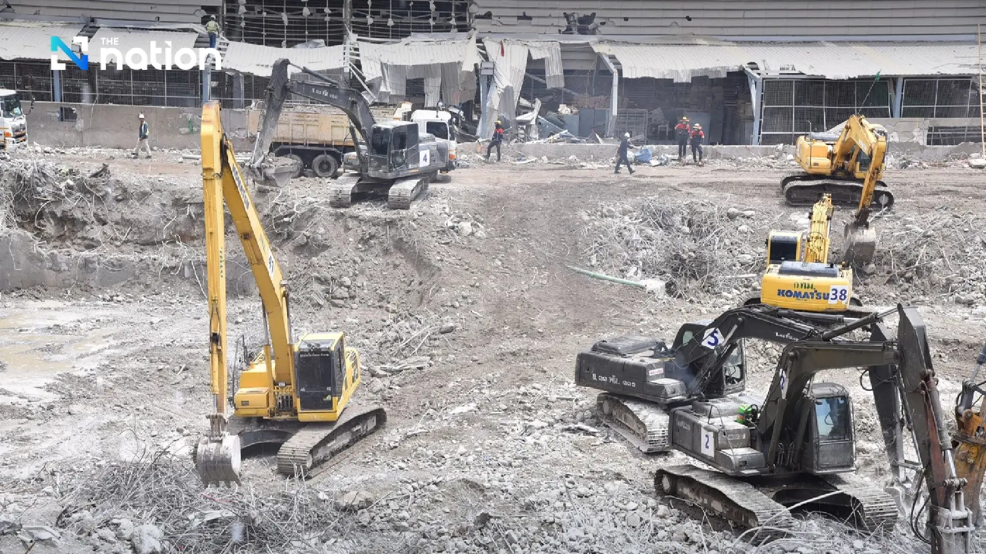 Final search efforts underway for missing persons in collapsed building