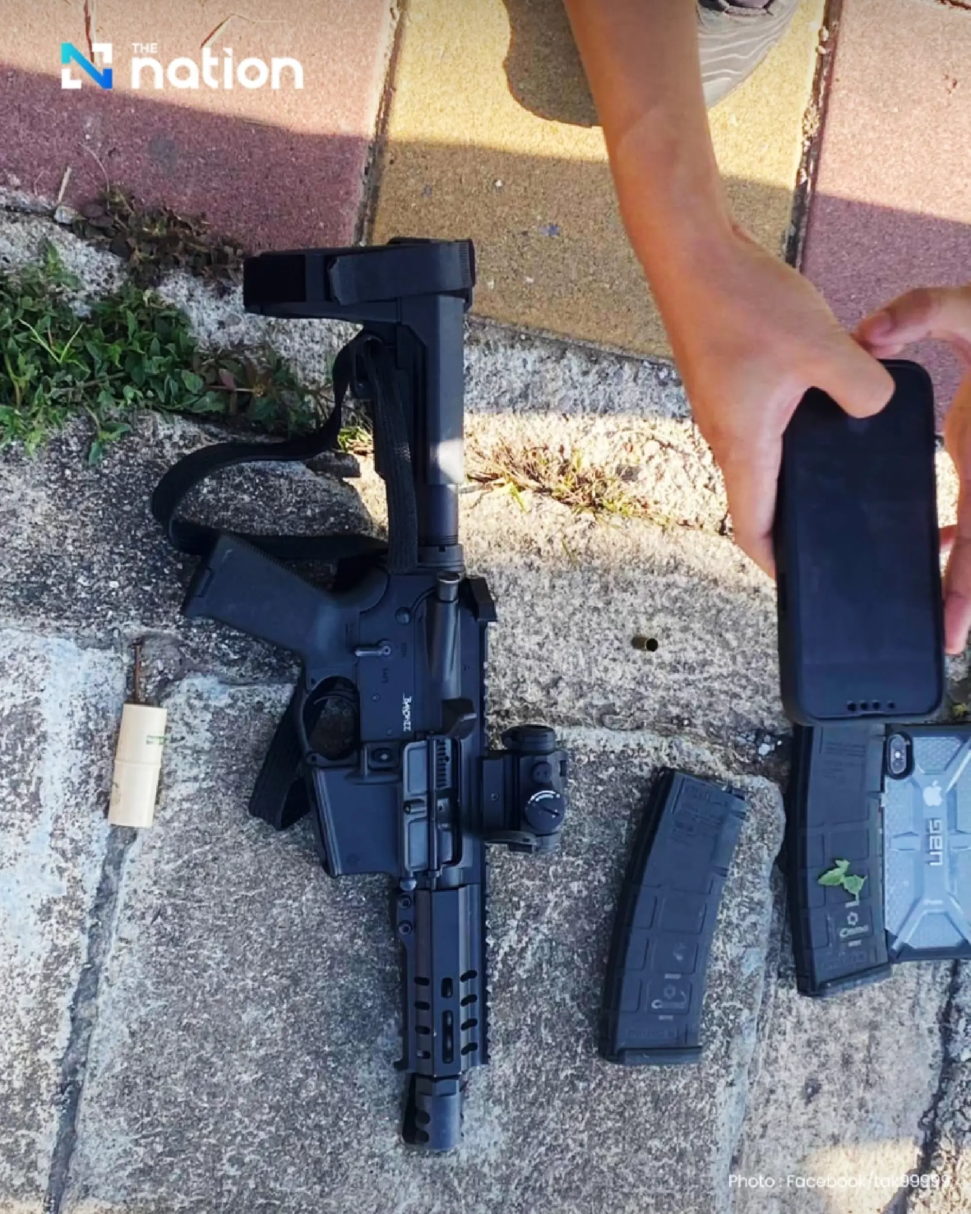 Armed suspect captured after violent rampage in Tak province