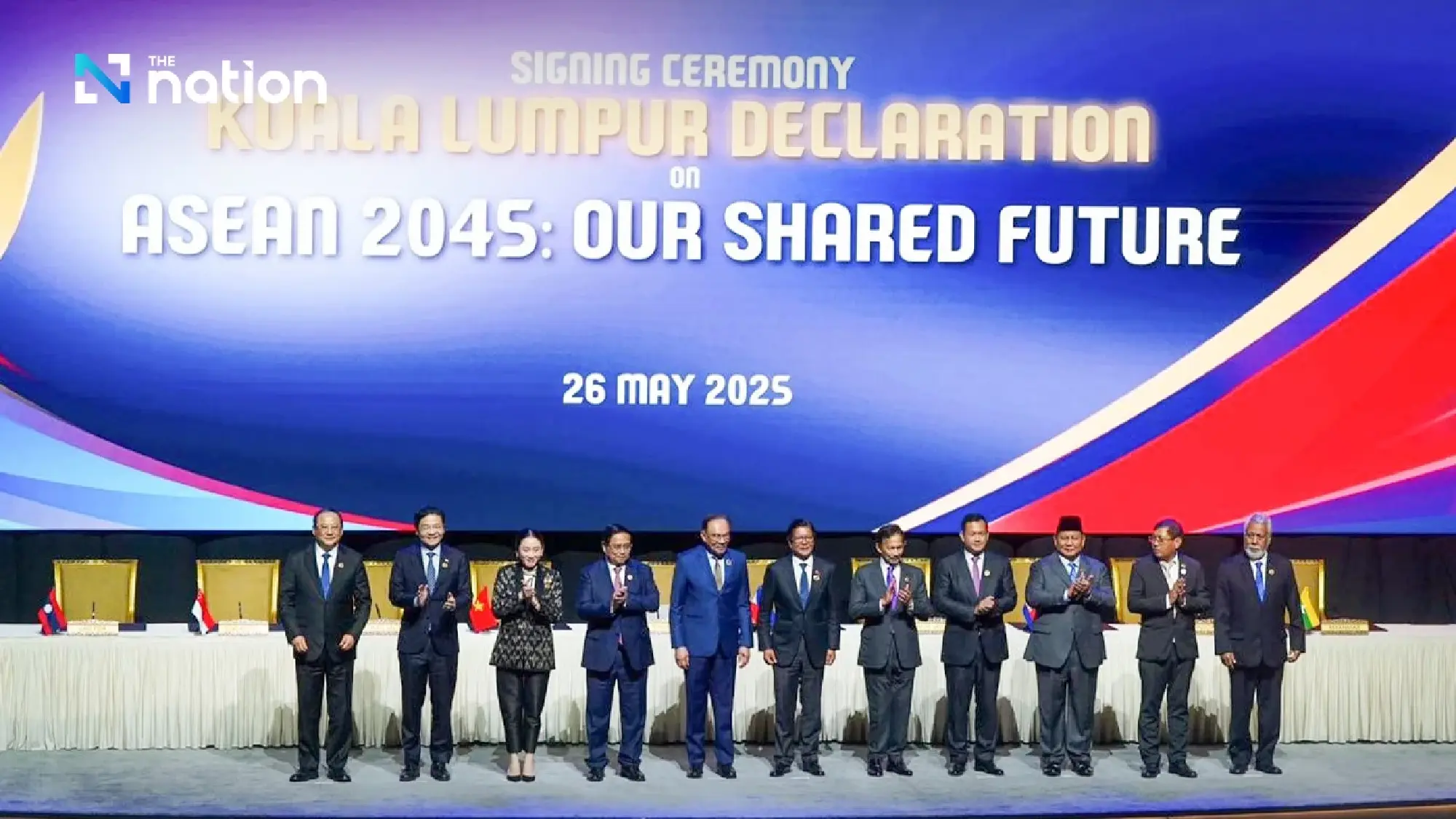 Thailand signs Kuala Lumpur declaration to drive ASEAN vision 2045