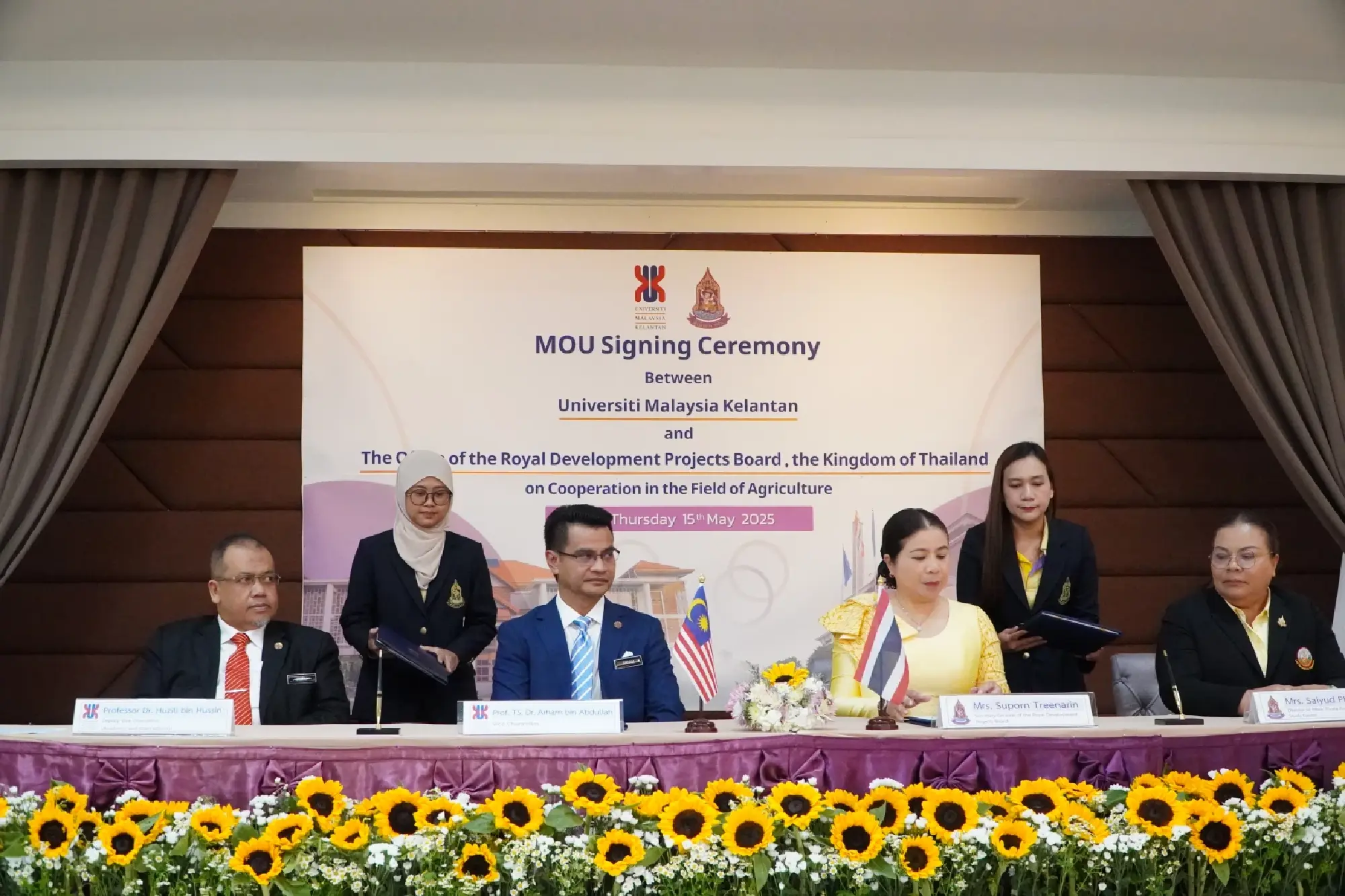 Royal Initiatives Advance via Thai-Malaysian MOU in Agriculture"