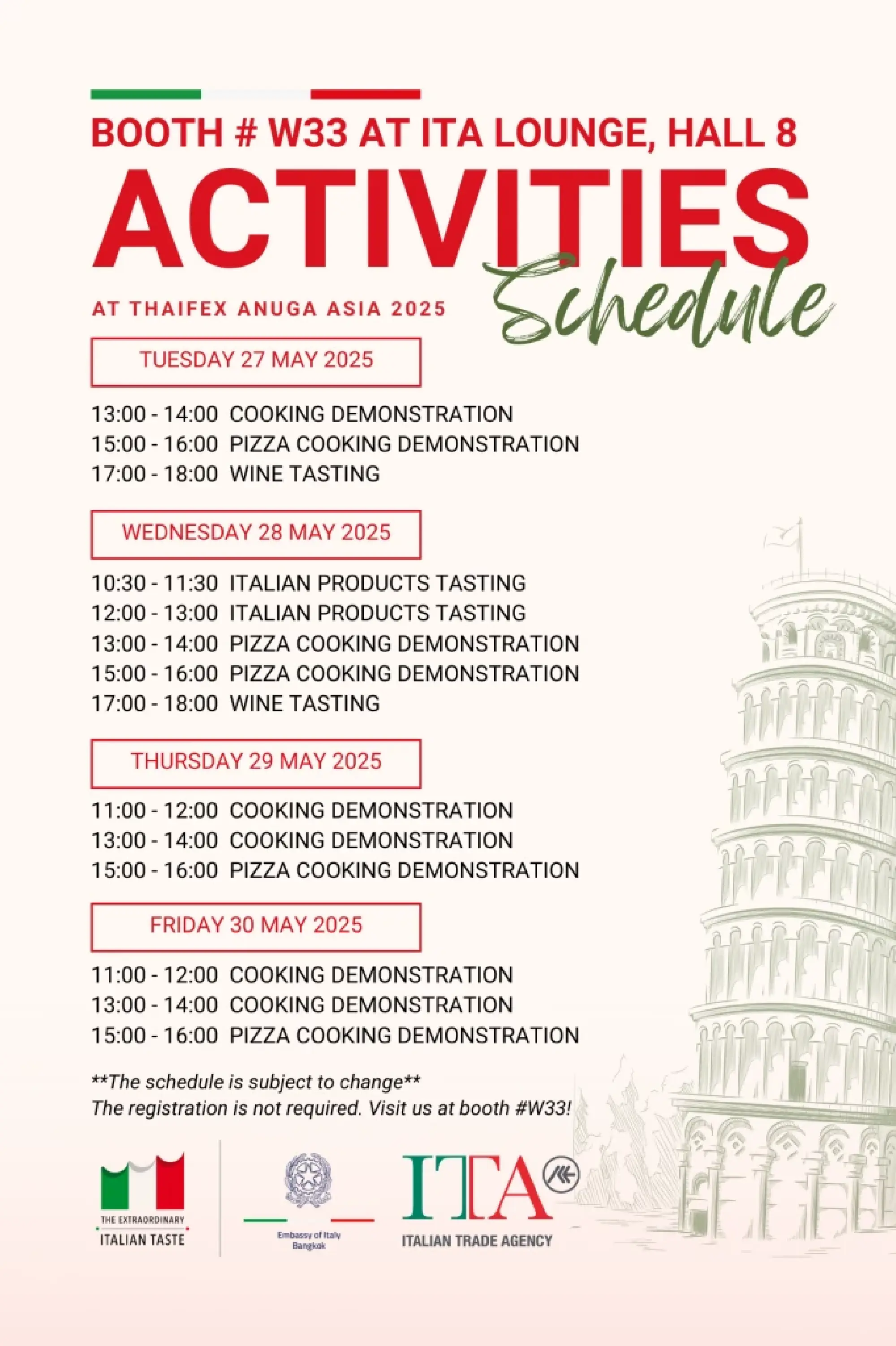 Italian companies strengthen food business partnerships in Thailand at THAIFEX 2025